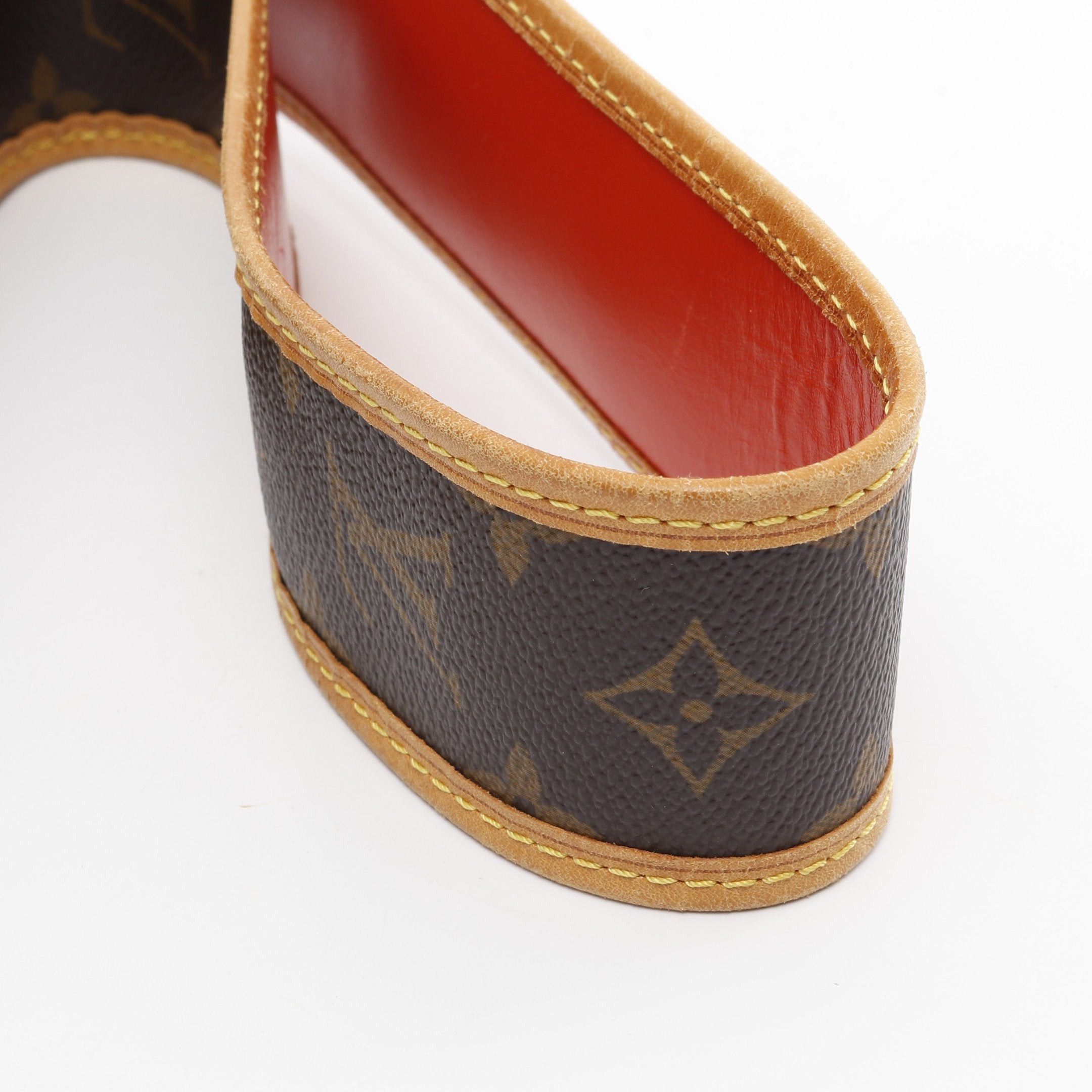 Louis Vuitton Louis Vuitton Mini Trocadero Monogram Perfo Orange Shoulder Bag Leather Brown Size ONE SIZE - 9 Thumbnail
