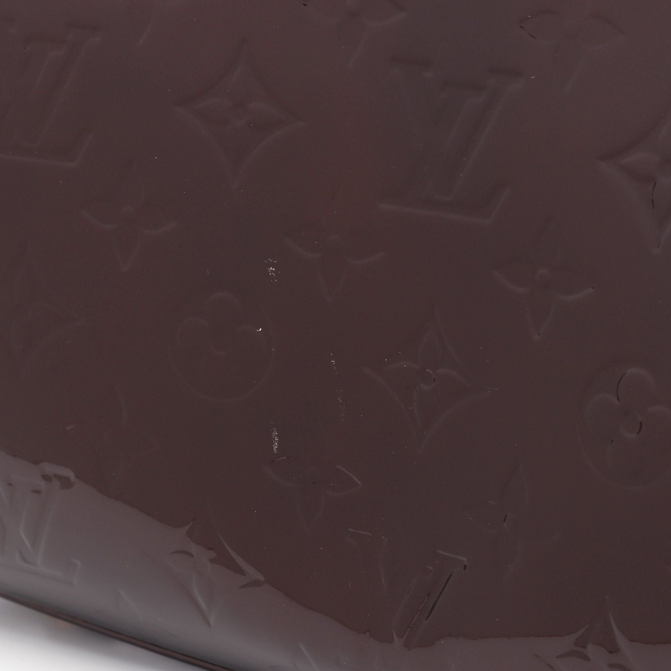 Louis Vuitton Louis Vuitton Blair Mm Monogram Vernis Amarante Handbag Leather Dark Purple Size ONE SIZE - 10 Thumbnail