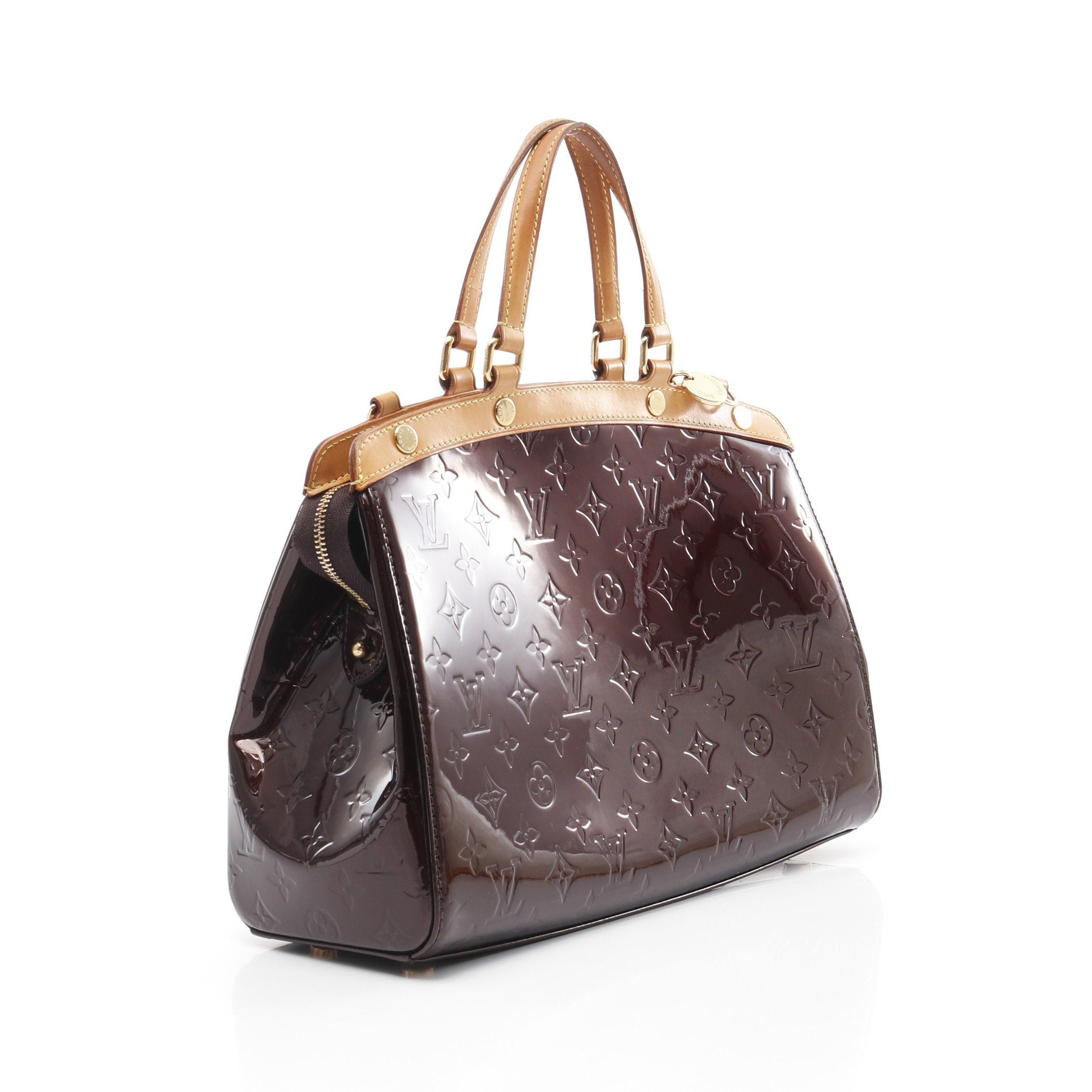 Louis Vuitton Louis Vuitton Blair Mm Monogram Vernis Amarante Handbag Leather Dark Purple Size ONE SIZE - 2 Thumbnail