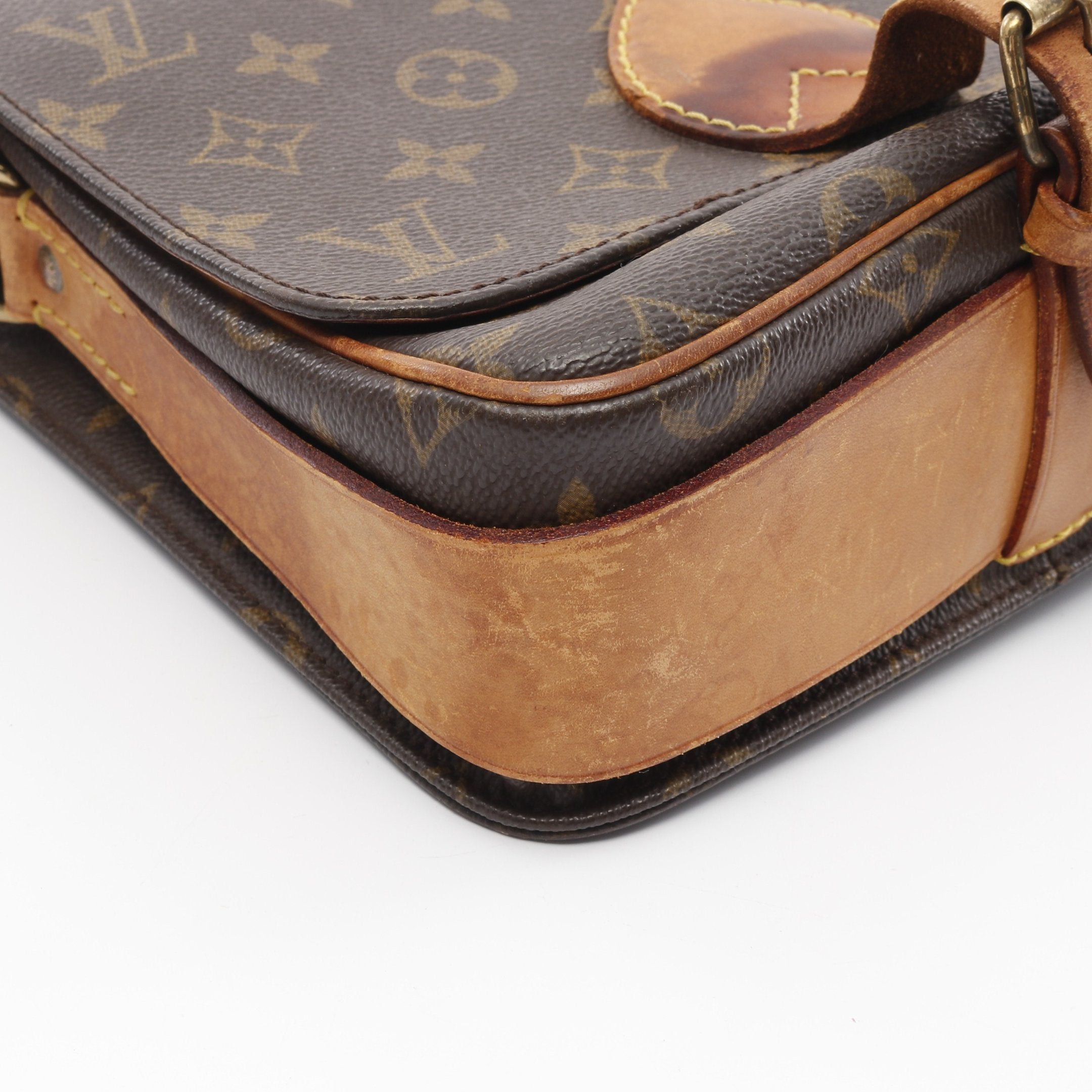 Louis Vuitton Louis Vuitton Cartesier Mm Monogram Shoulder Bag Leather Brown Size ONE SIZE - 6 Thumbnail