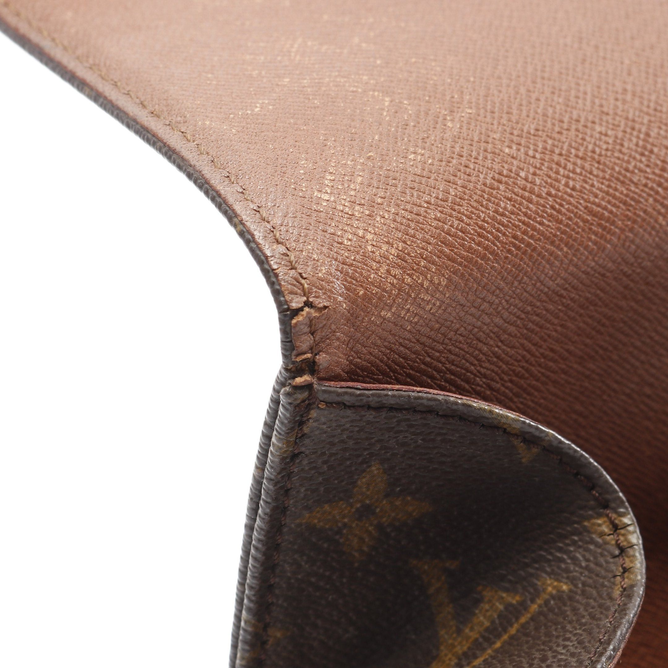 Louis Vuitton Louis Vuitton Cartesier Mm Monogram Shoulder Bag Leather Brown Size ONE SIZE - 9 Thumbnail