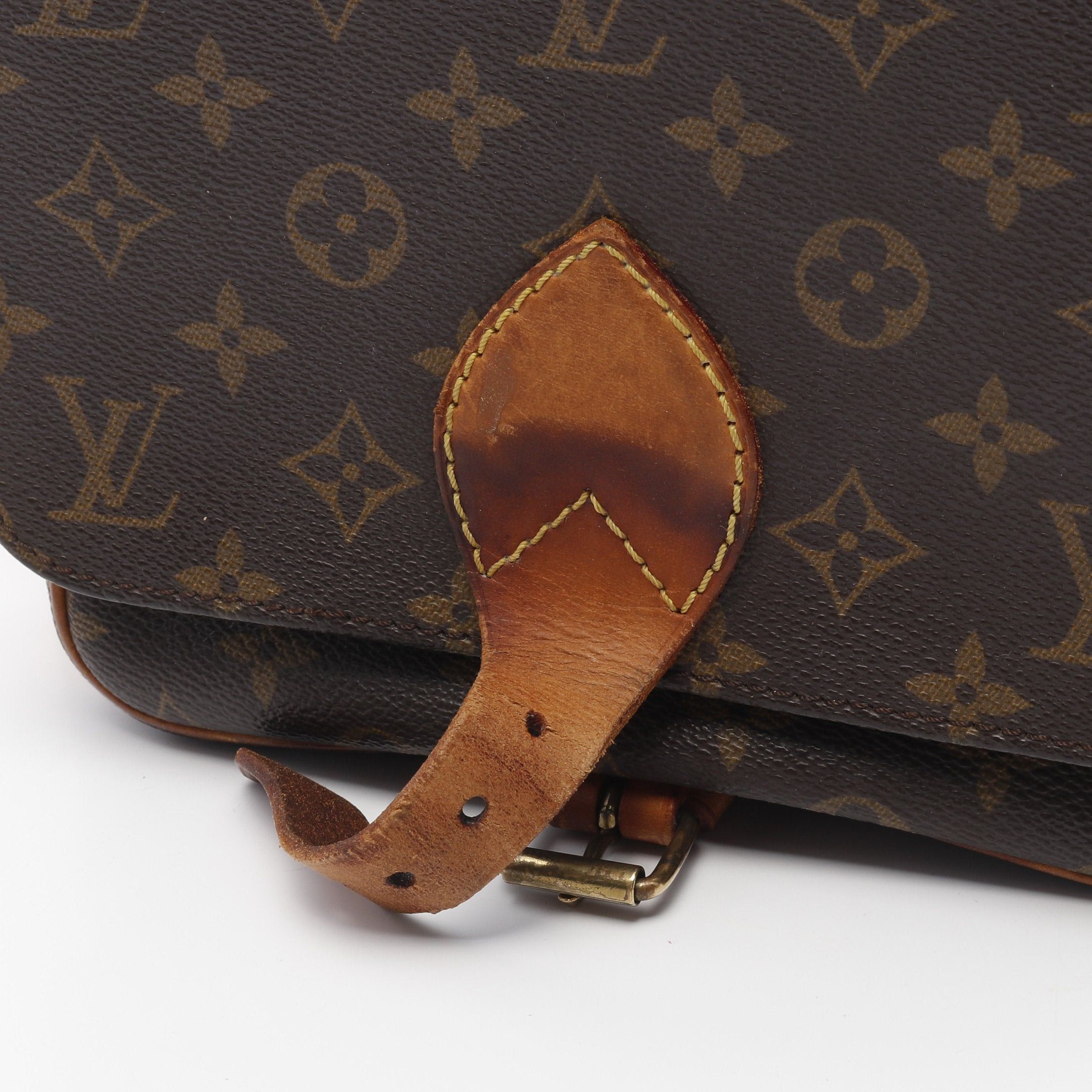 Louis Vuitton Louis Vuitton Cartesier Mm Monogram Shoulder Bag Leather Brown Size ONE SIZE - 12 Thumbnail