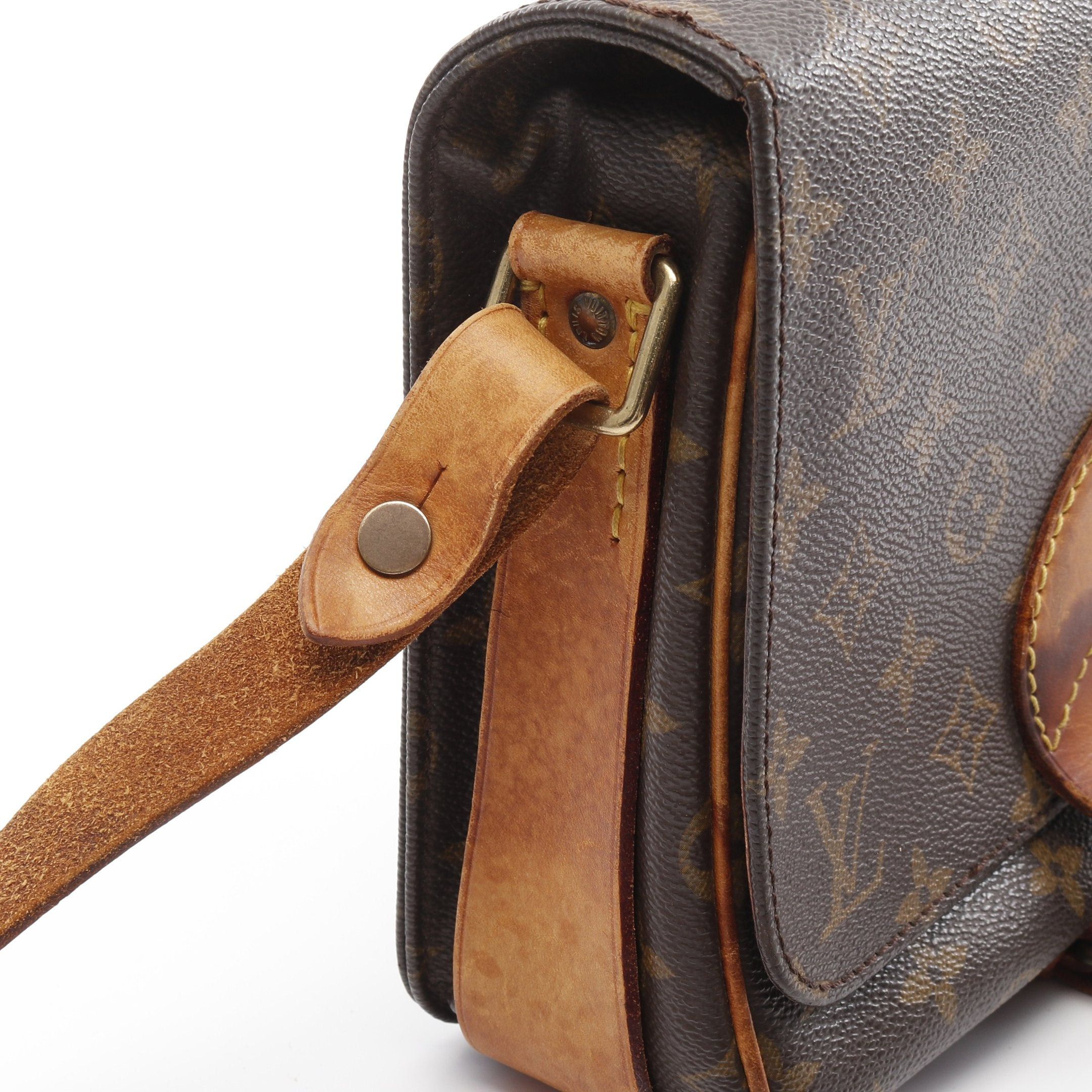 Louis Vuitton Louis Vuitton Cartesier Mm Monogram Shoulder Bag Leather Brown Size ONE SIZE - 11 Thumbnail