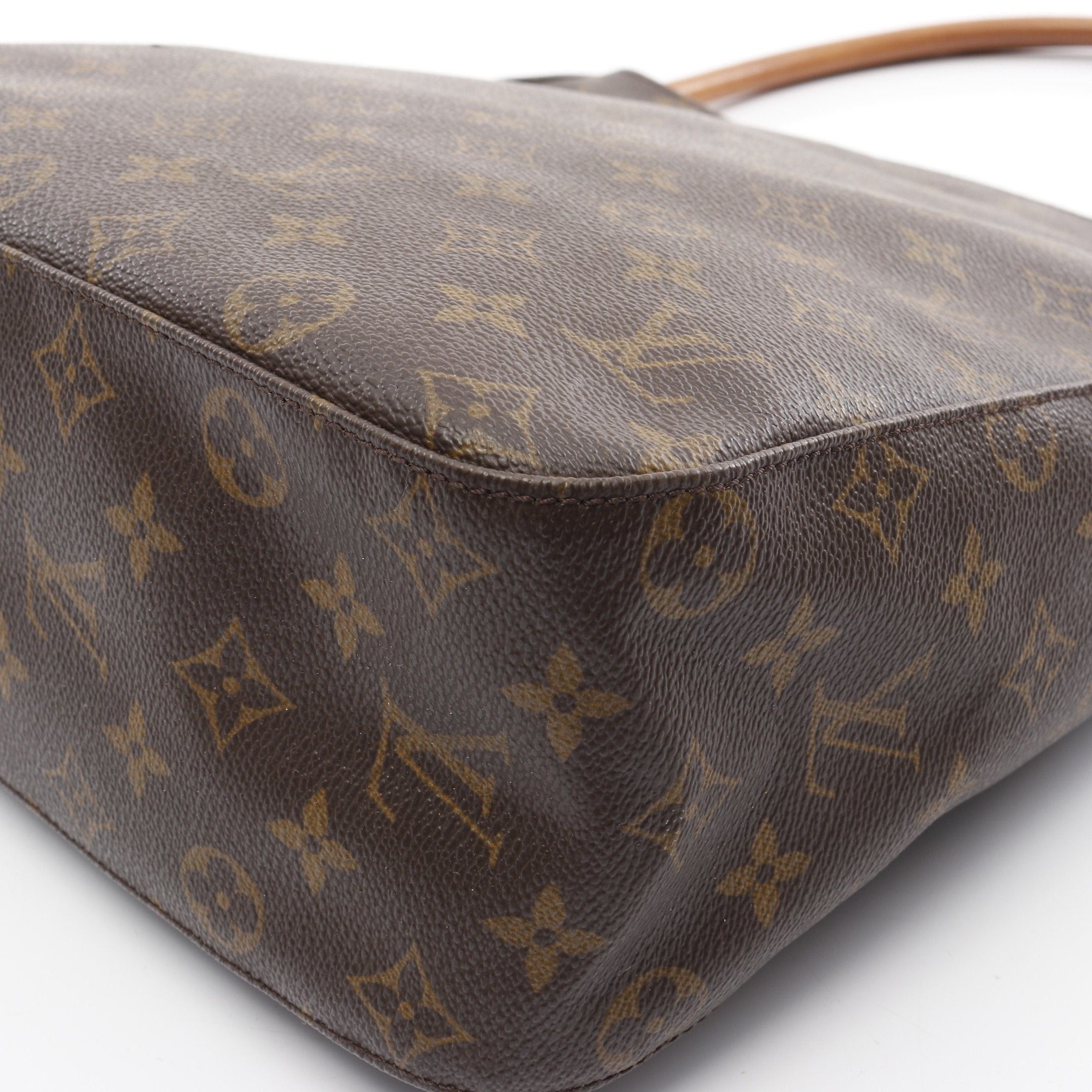 Louis Vuitton Louis Vuitton Looping Gm Monogram Shoulder Bag Leather Brown Size ONE SIZE - 7 Thumbnail