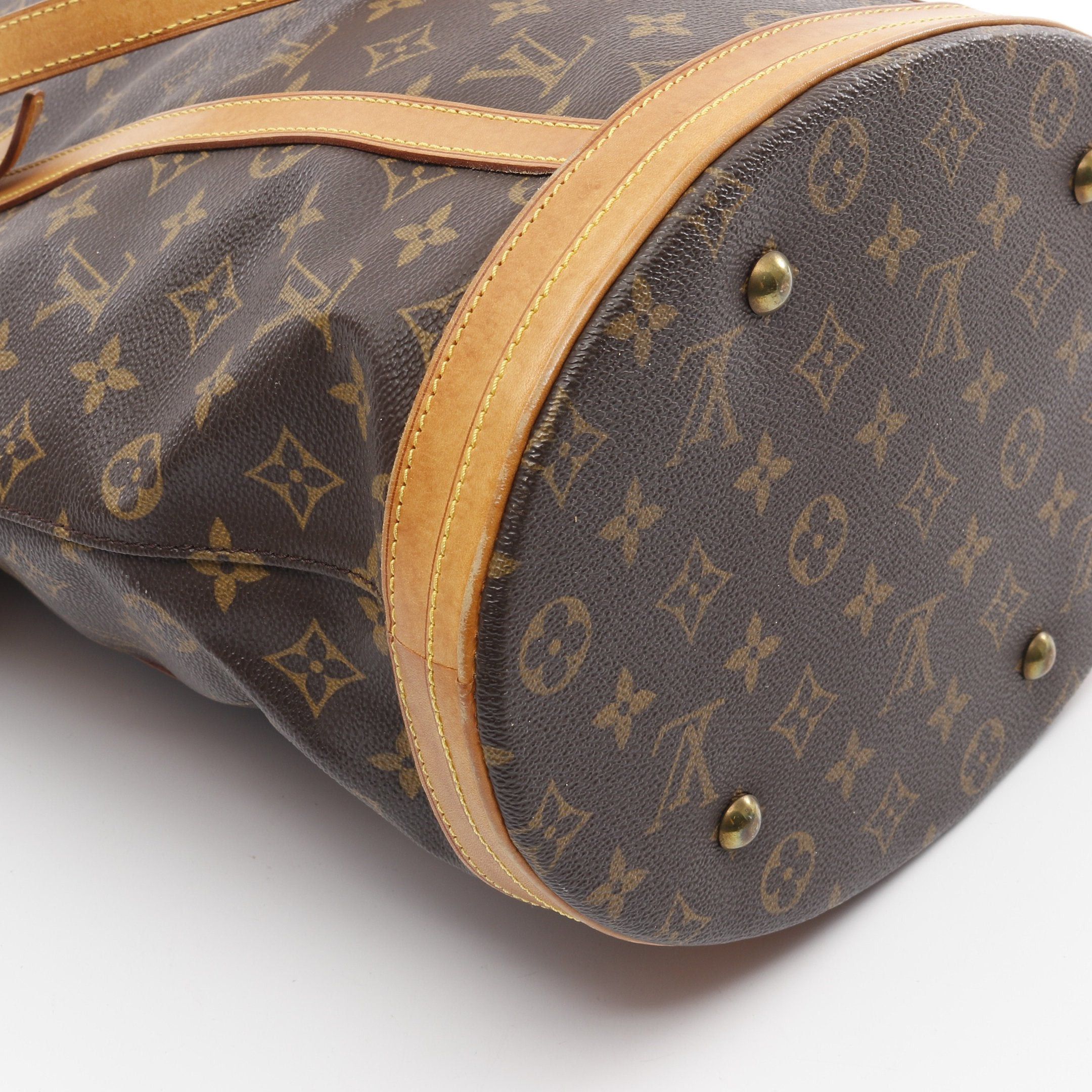 Louis Vuitton Louis Vuitton Bucket Gm Monogram Shoulder Bag Leather Brown Size ONE SIZE - 6 Thumbnail