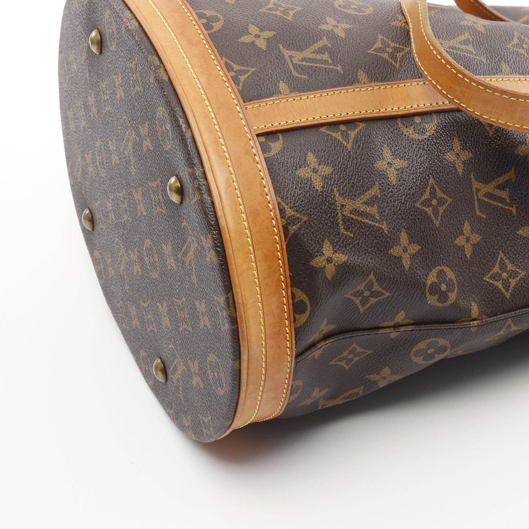 Louis Vuitton Louis Vuitton Bucket Gm Monogram Shoulder Bag Leather Brown Size ONE SIZE - 7 Thumbnail