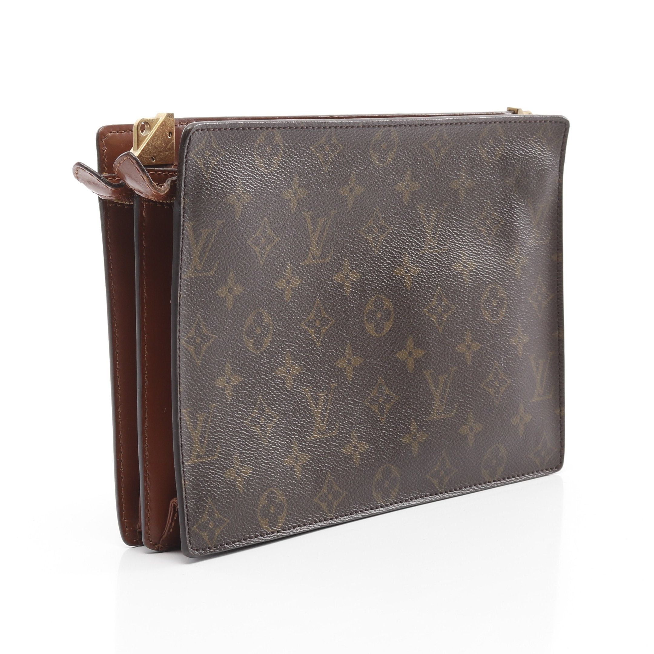 Louis Vuitton Louis Vuitton Enghien Monogram Shoulder Bag Leather Brown Size ONE SIZE - 2 Thumbnail