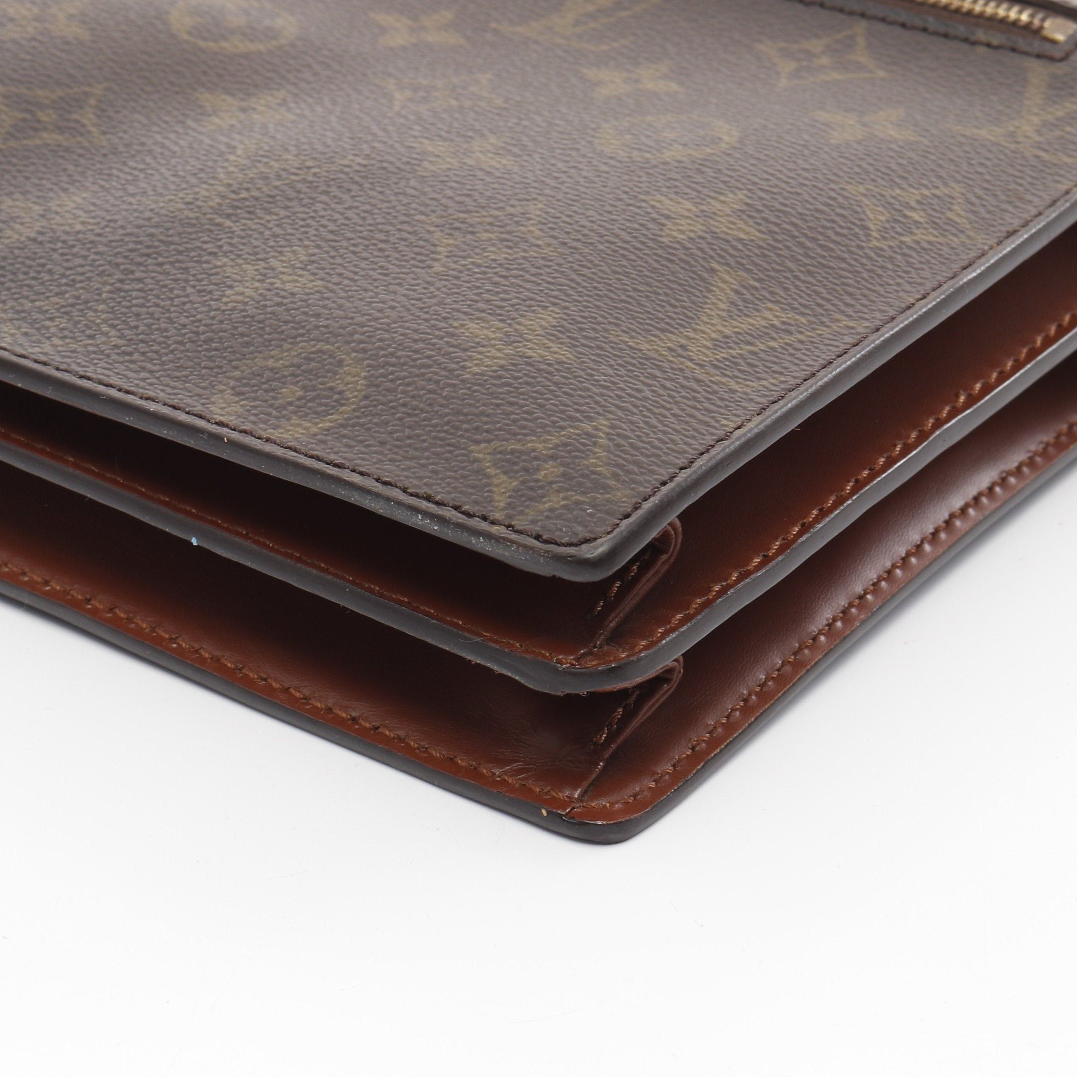 Louis Vuitton Louis Vuitton Enghien Monogram Shoulder Bag Leather Brown Size ONE SIZE - 7 Thumbnail