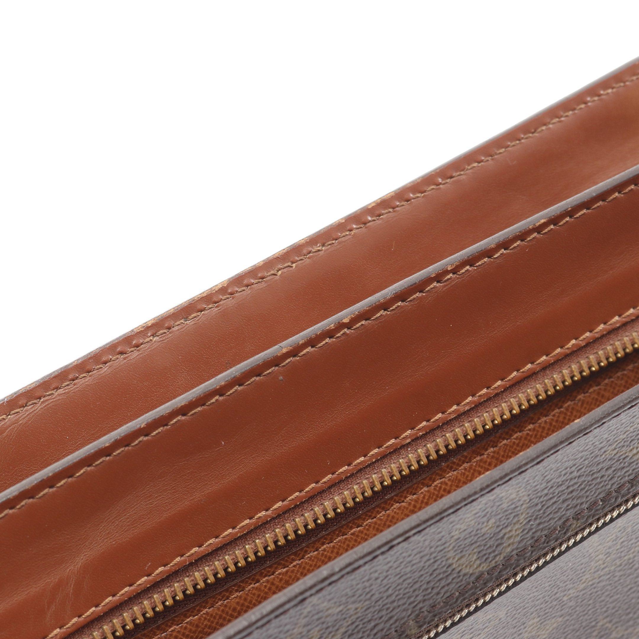 Louis Vuitton Louis Vuitton Enghien Monogram Shoulder Bag Leather Brown Size ONE SIZE - 11 Thumbnail