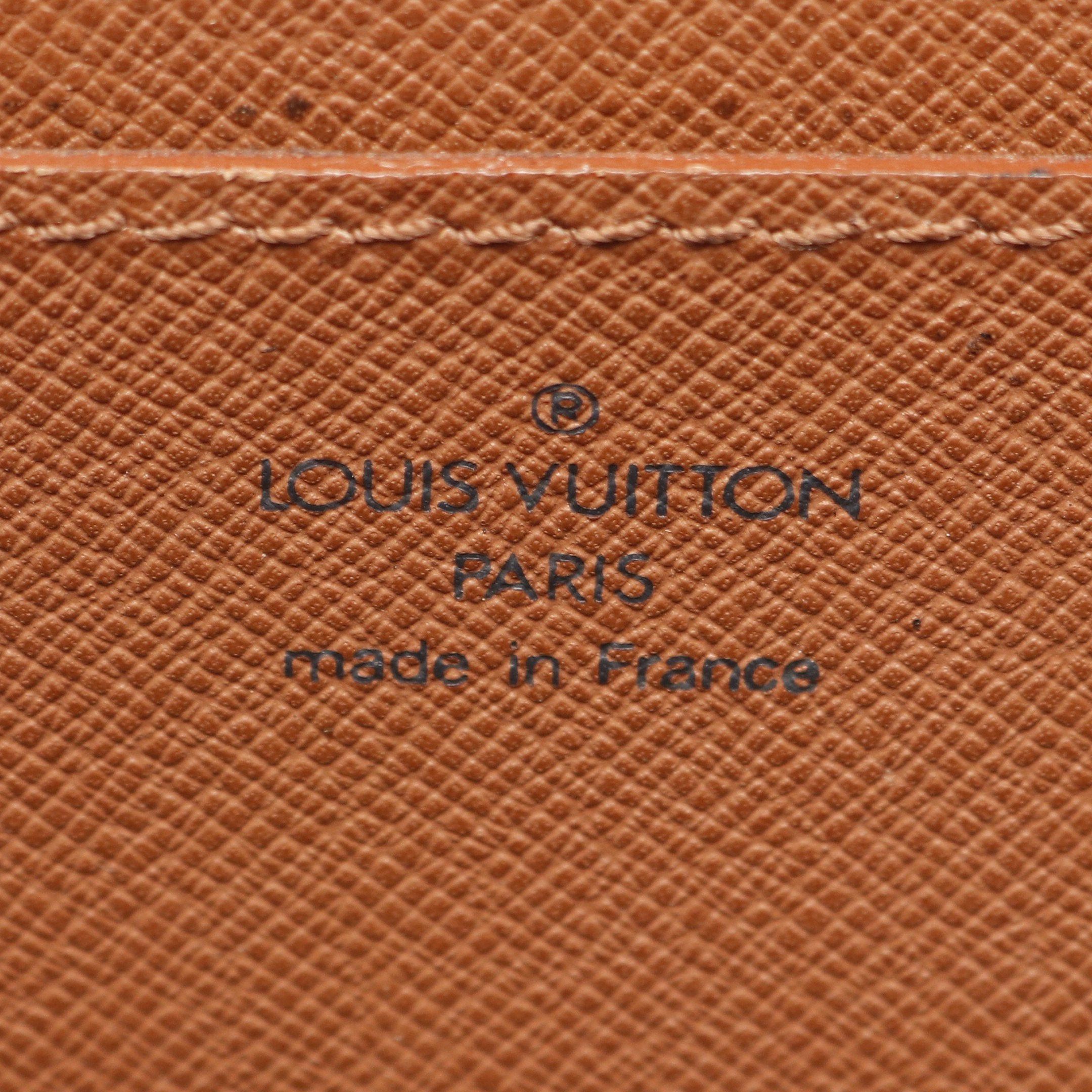 Louis Vuitton Louis Vuitton Porte Document Monogram Briefcase Business Bag Leather Brown Size ONE SIZE - 4 Thumbnail