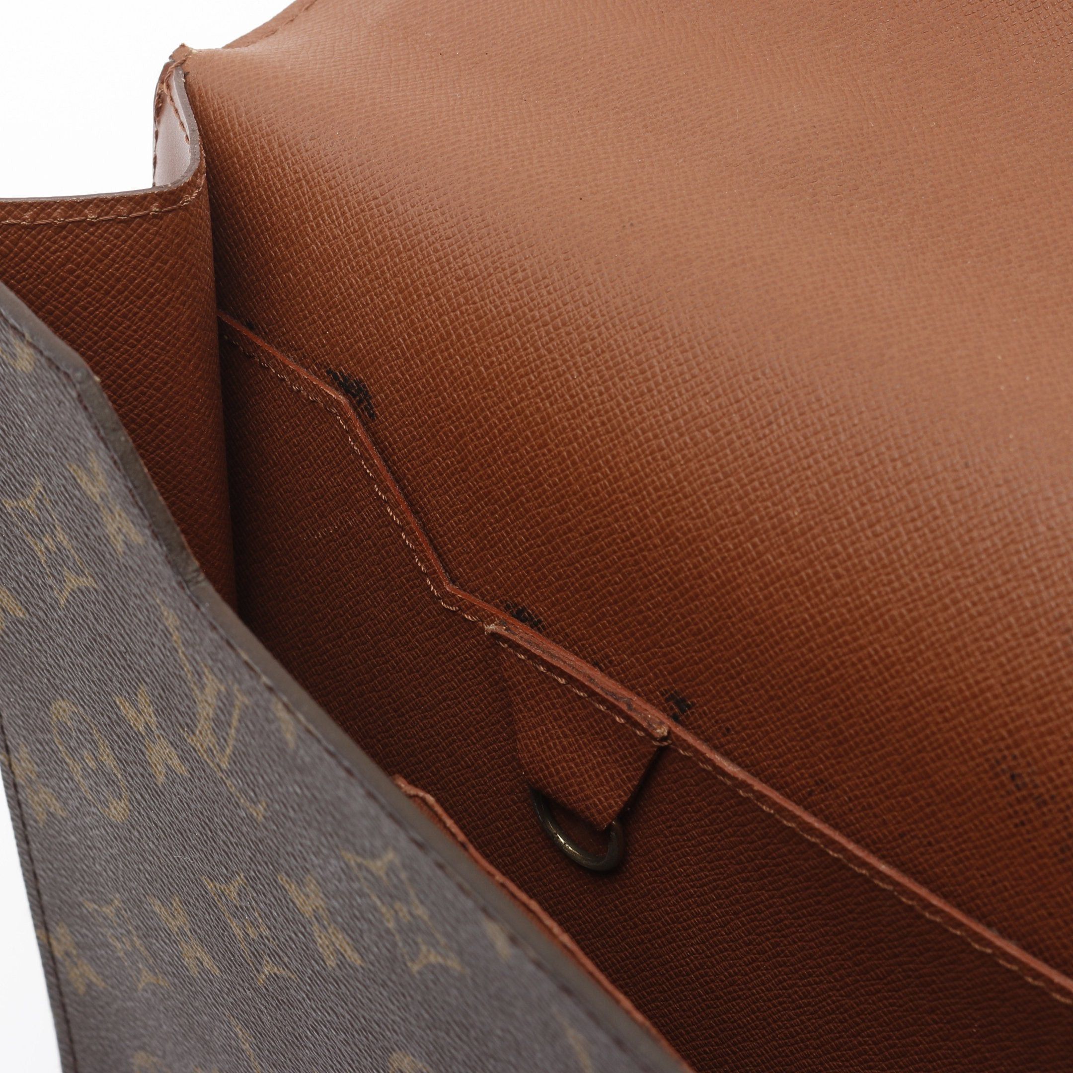 Louis Vuitton Louis Vuitton Porte Document Monogram Briefcase Business Bag Leather Brown Size ONE SIZE - 13 Thumbnail