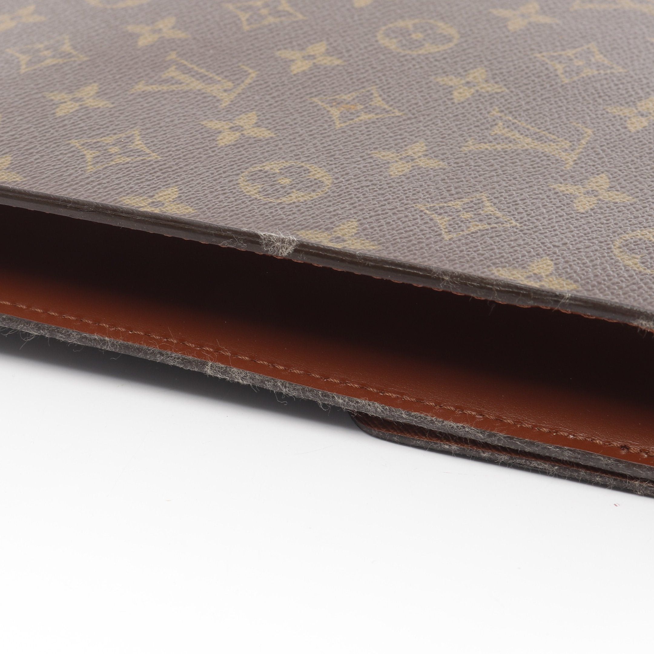 Louis Vuitton Louis Vuitton Porte Document Monogram Briefcase Business Bag Leather Brown Size ONE SIZE - 12 Thumbnail