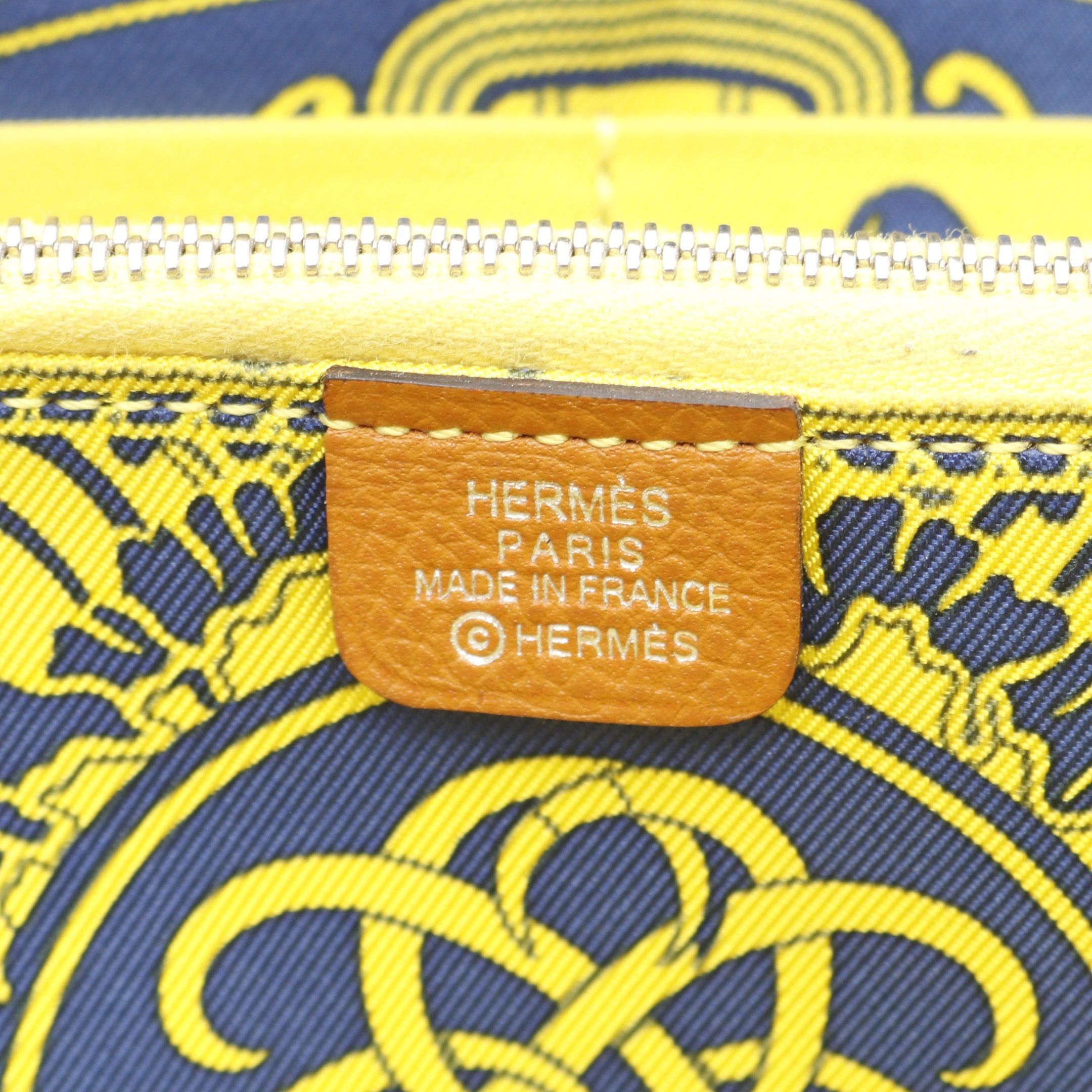 Hermes Hermes Azap Long Silk In Gold Round Zipper Wallet Veau Epsom Light Brown Silver Hardware X Stamp Size ONE SIZE - 4 Thumbnail