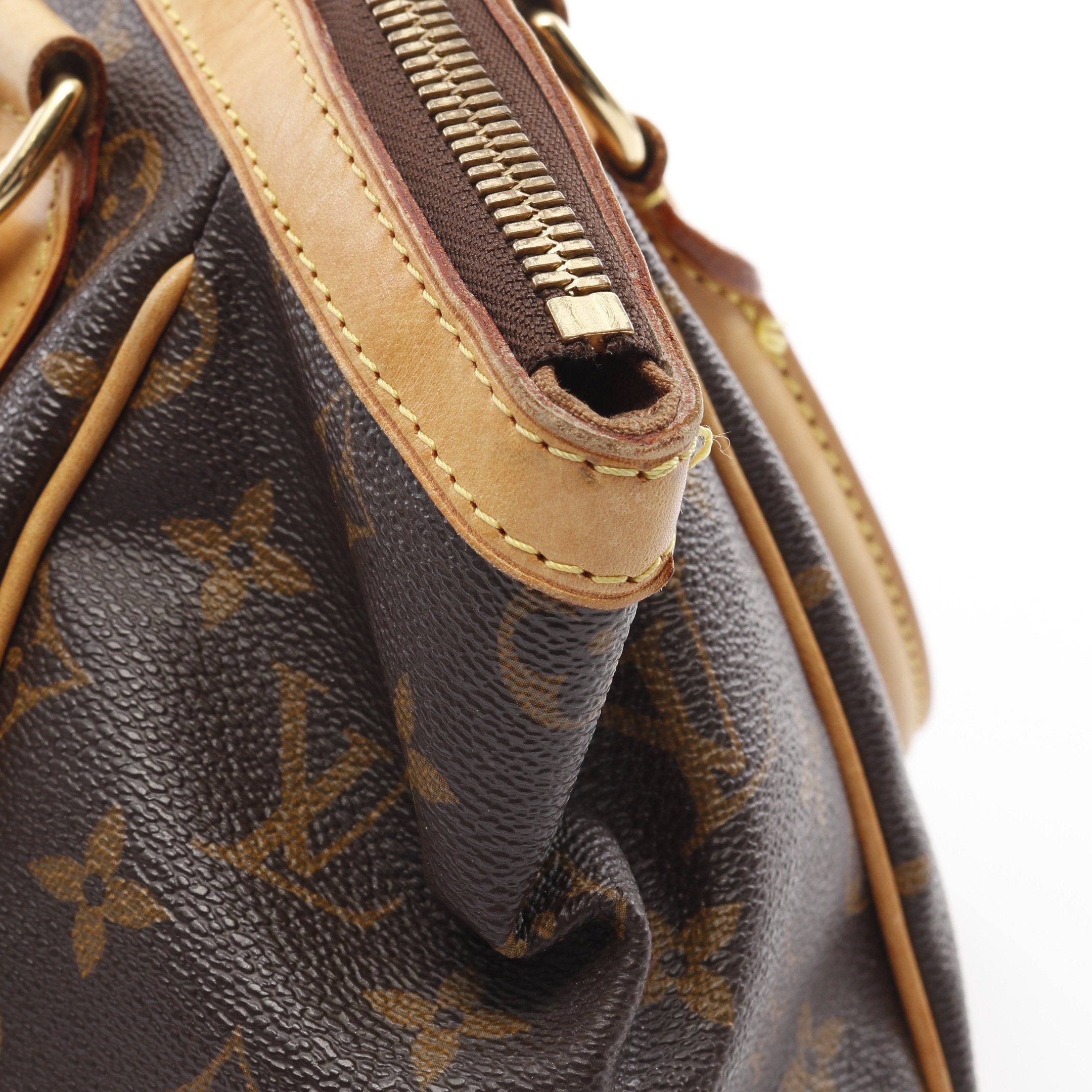 Louis Vuitton Louis Vuitton Tivoli Pm Monogram Handbag Leather Brown Size ONE SIZE - 9 Thumbnail