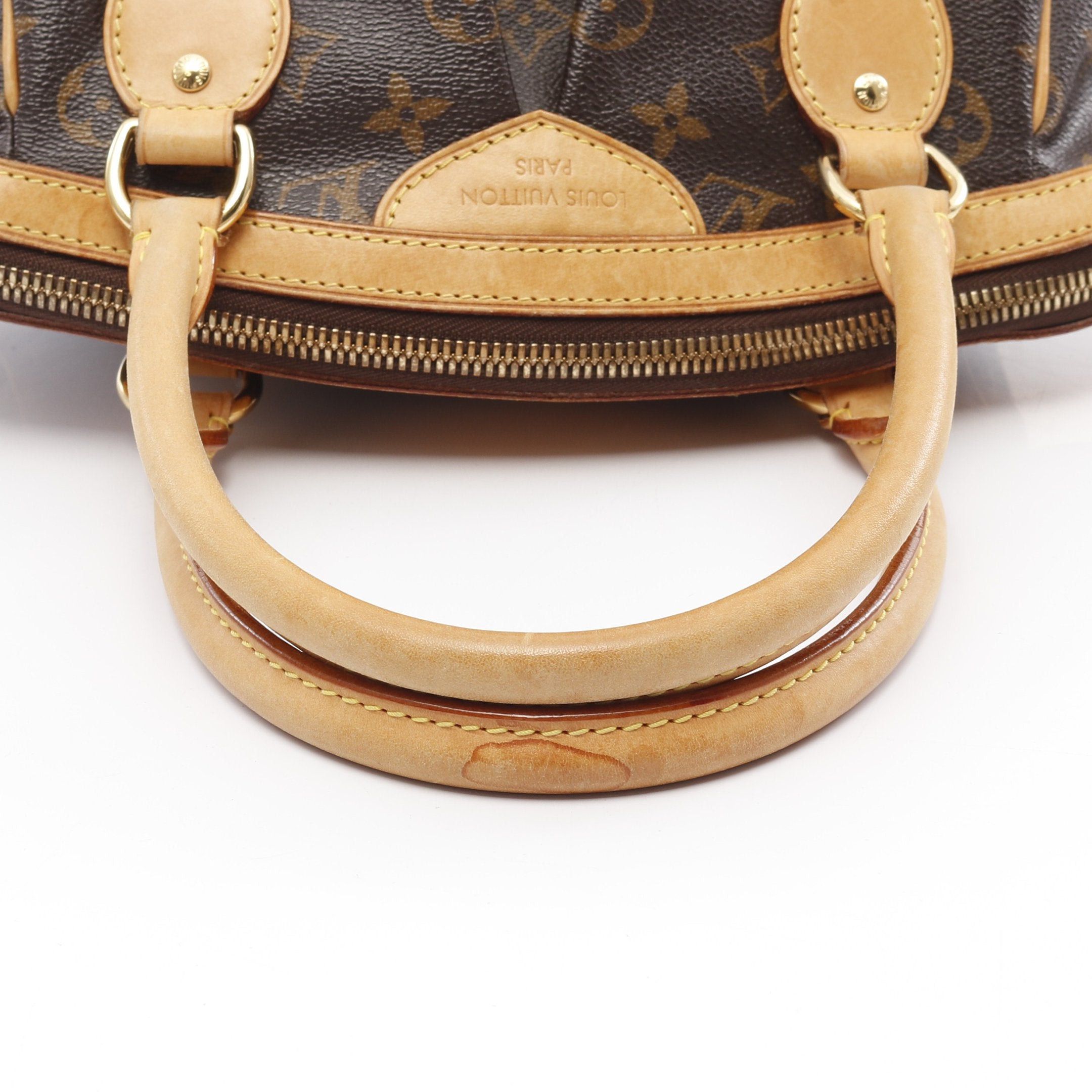 Louis Vuitton Louis Vuitton Tivoli Pm Monogram Handbag Leather Brown Size ONE SIZE - 10 Thumbnail