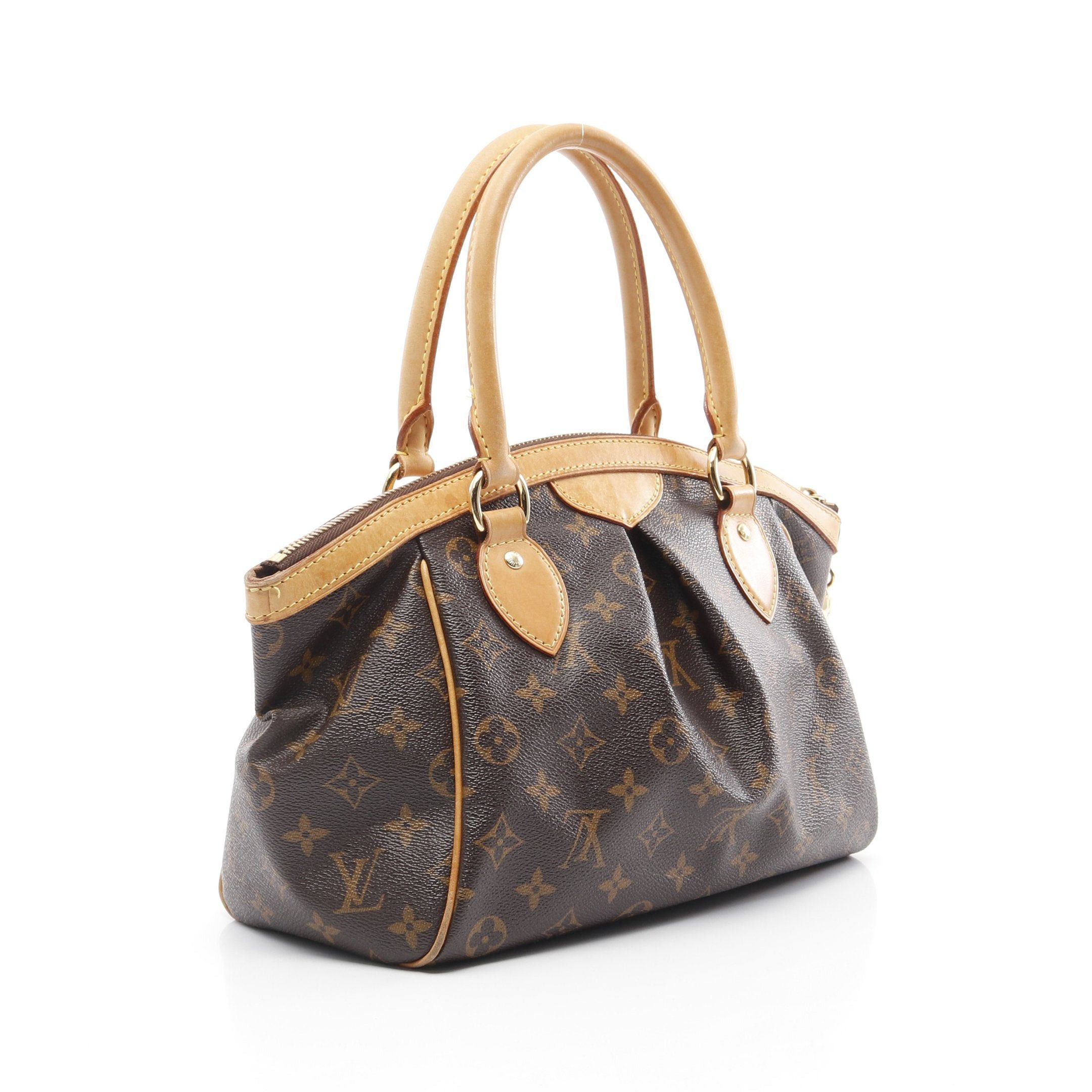 Louis Vuitton Louis Vuitton Tivoli Pm Monogram Handbag Leather Brown Size ONE SIZE - 2 Thumbnail