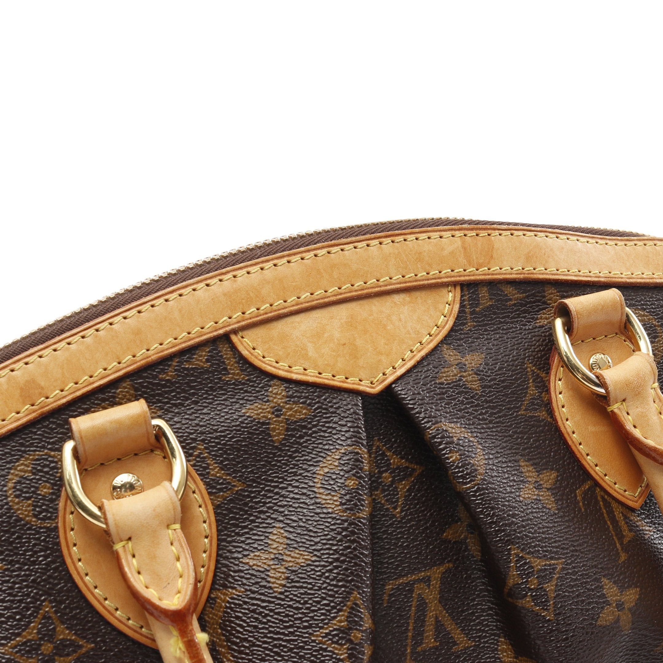 Louis Vuitton Louis Vuitton Tivoli Pm Monogram Handbag Leather Brown Size ONE SIZE - 12 Thumbnail