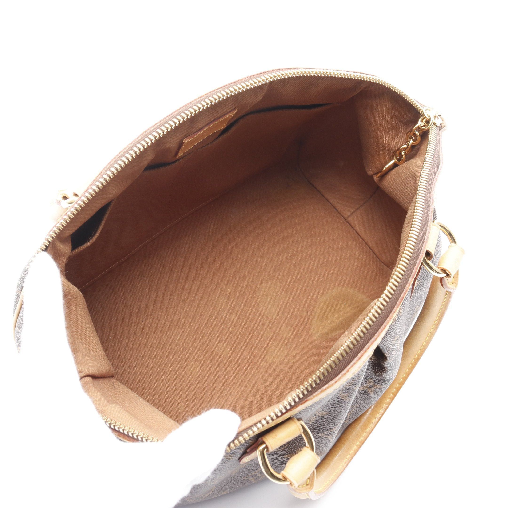 Louis Vuitton Louis Vuitton Tivoli Pm Monogram Handbag Leather Brown Size ONE SIZE - 3 Thumbnail