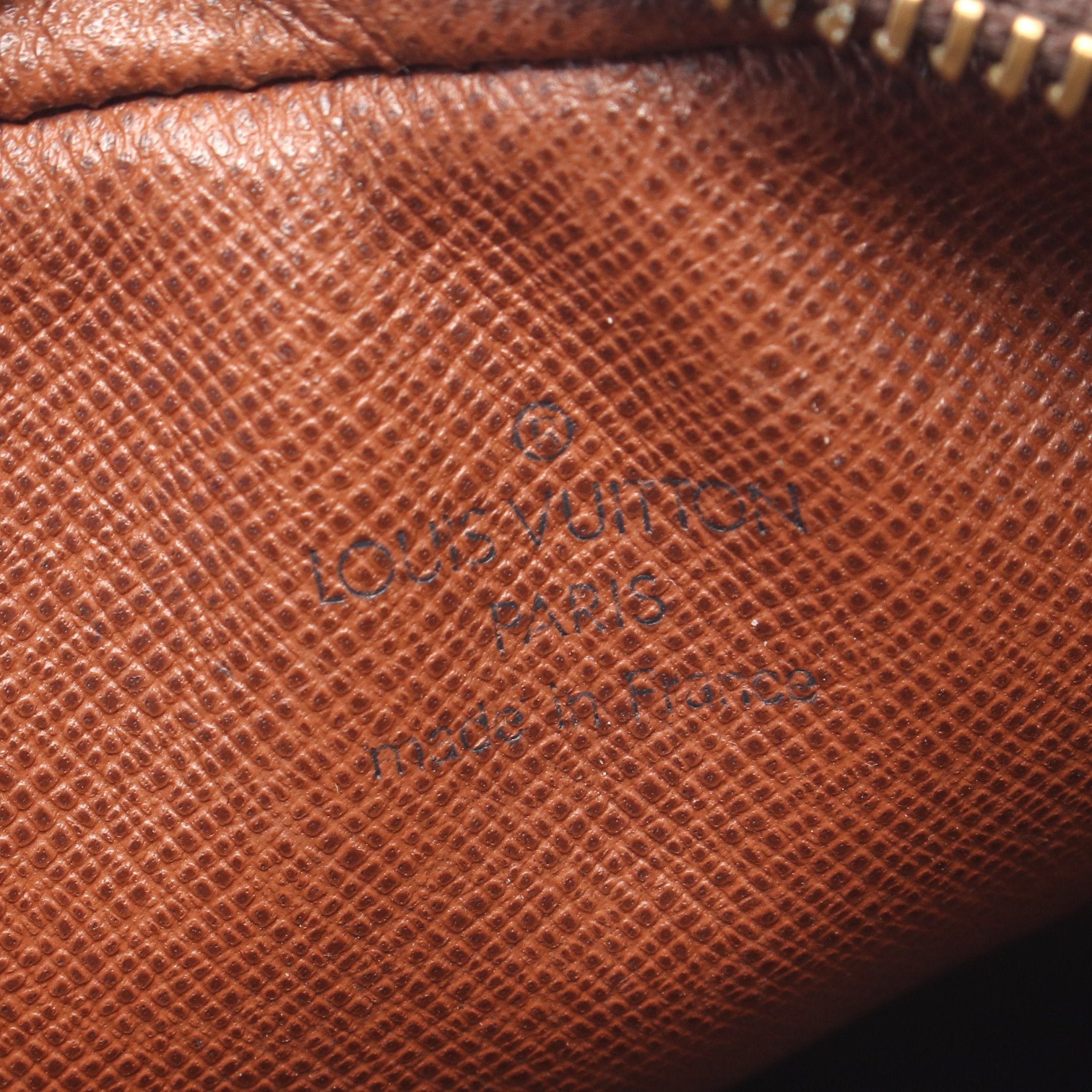 Louis Vuitton Louis Vuitton Danube Monogram Shoulder Bag Leather Brown Size ONE SIZE - 4 Thumbnail
