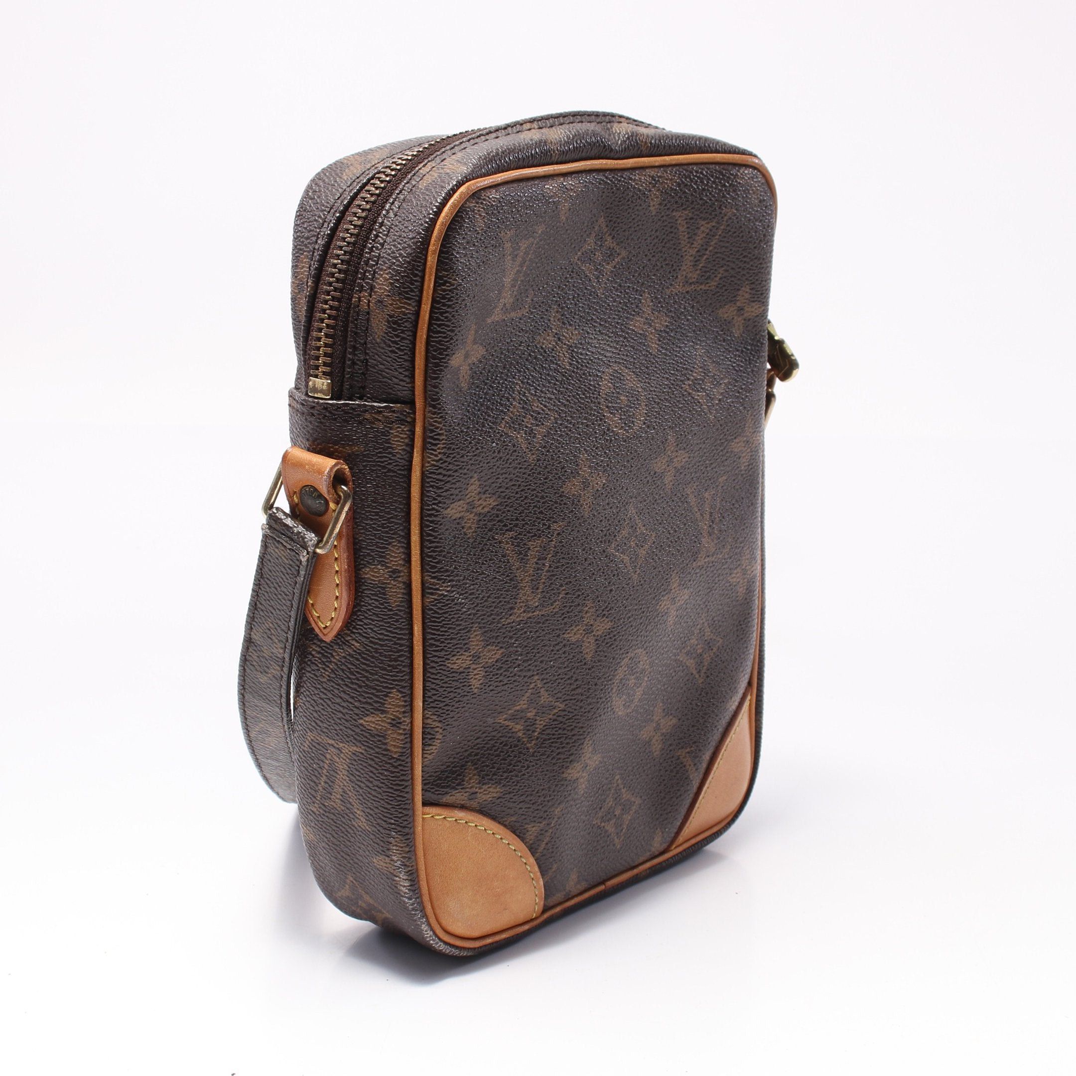 Louis Vuitton Louis Vuitton Danube Monogram Shoulder Bag Leather Brown Size ONE SIZE - 2 Thumbnail