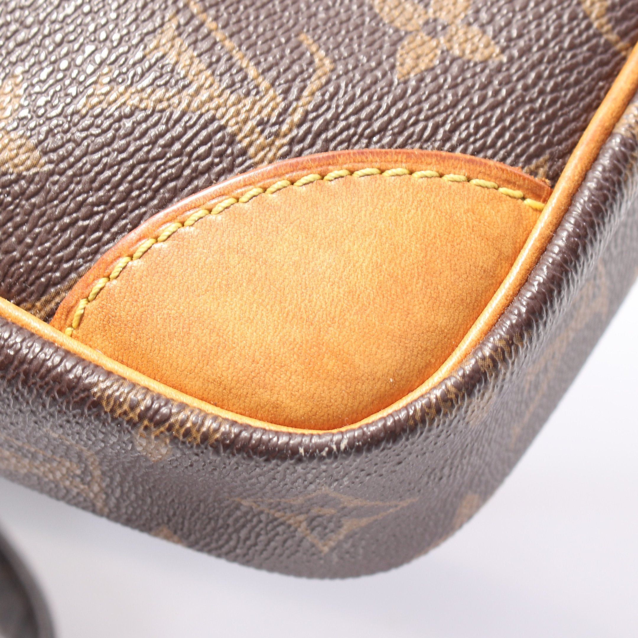 Louis Vuitton Louis Vuitton Danube Monogram Shoulder Bag Leather Brown Size ONE SIZE - 11 Thumbnail