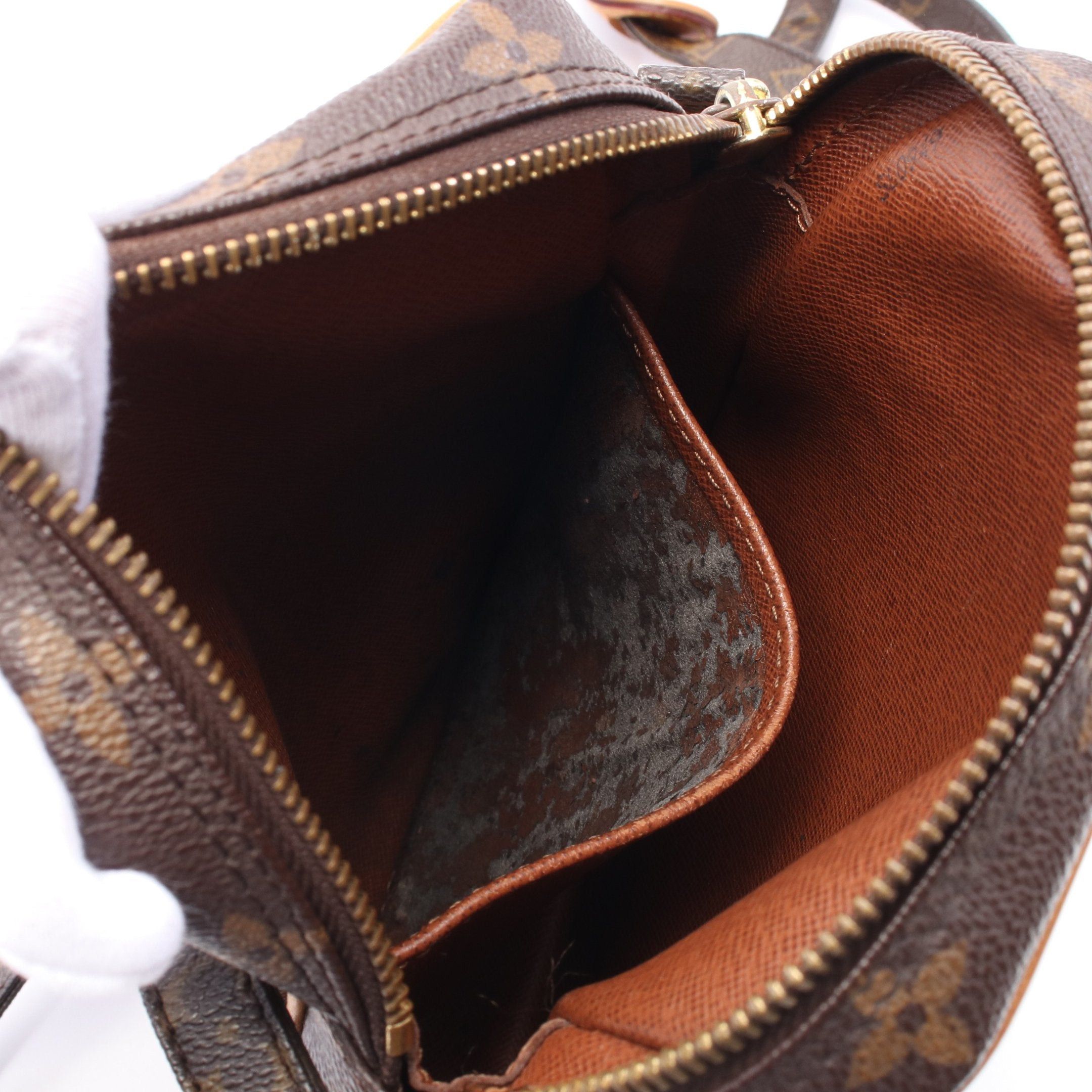 Louis Vuitton Louis Vuitton Danube Monogram Shoulder Bag Leather Brown Size ONE SIZE - 6 Thumbnail