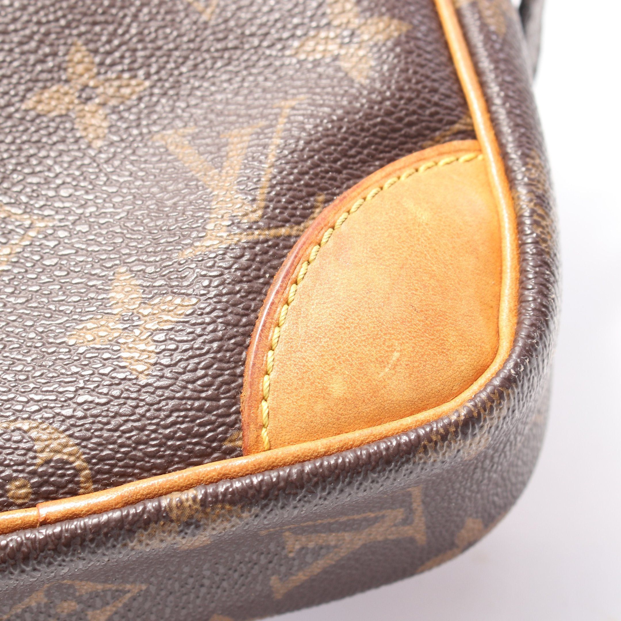 Louis Vuitton Louis Vuitton Danube Monogram Shoulder Bag Leather Brown Size ONE SIZE - 12 Thumbnail