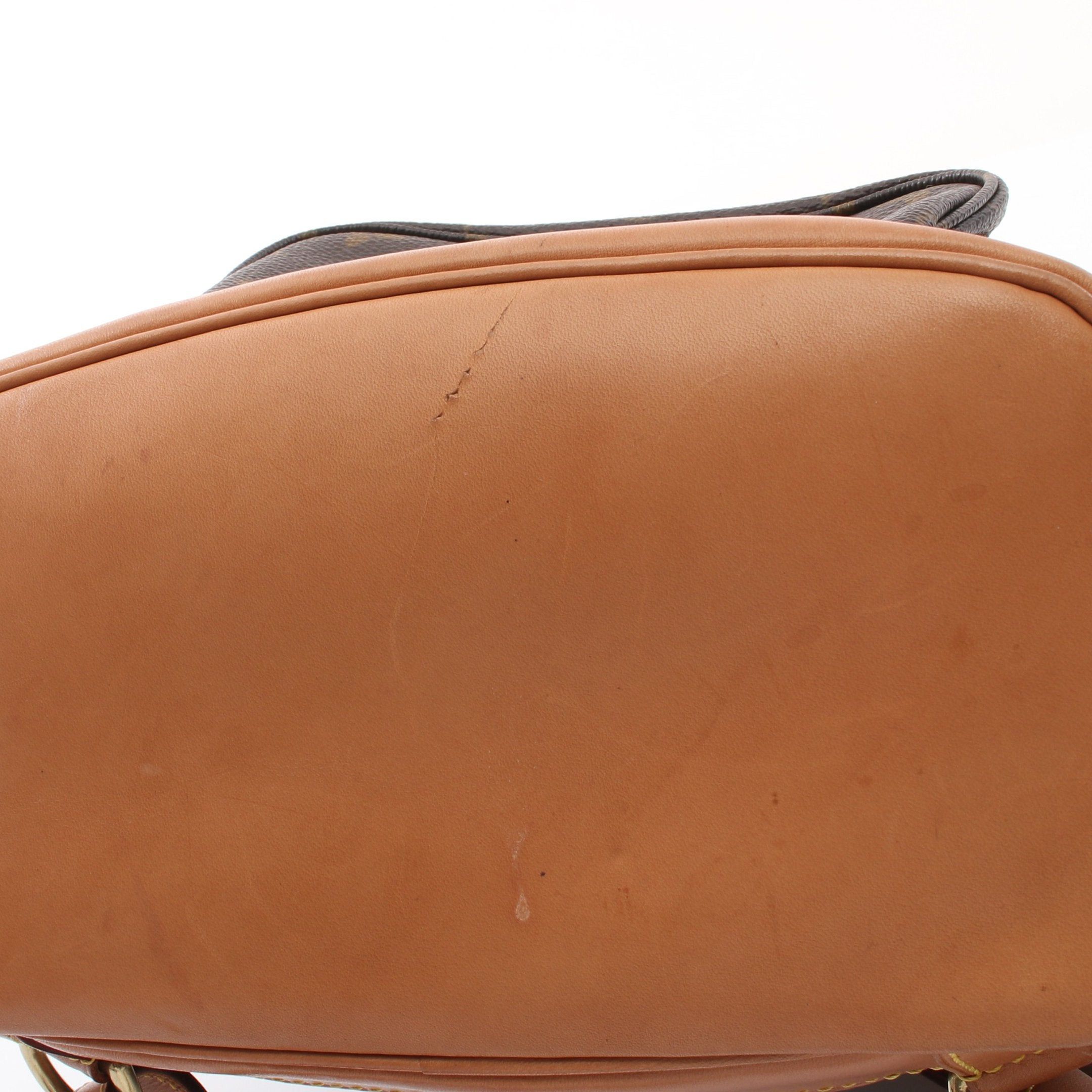 Louis Vuitton Louis Vuitton Montsouris Mm Monogram Backpack Rucksack Leather Brown Size ONE SIZE - 9 Thumbnail
