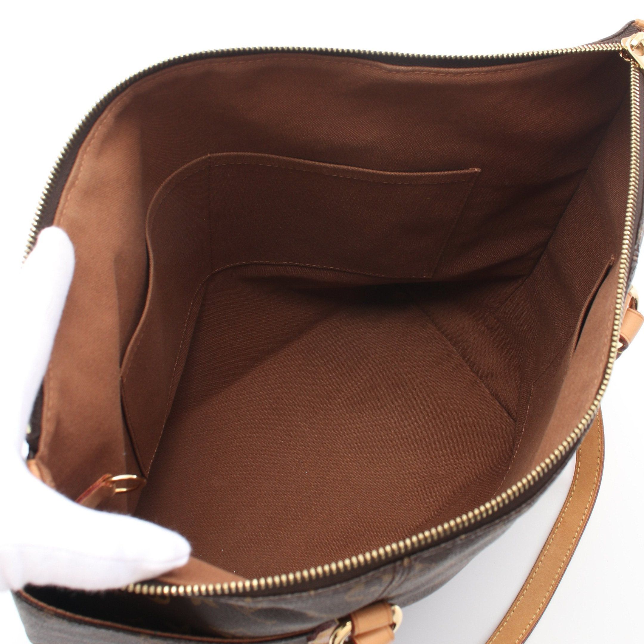 Louis Vuitton Louis Vuitton Totally Mm Monogram Shoulder Bag Tote Leather Brown Size ONE SIZE - 3 Thumbnail