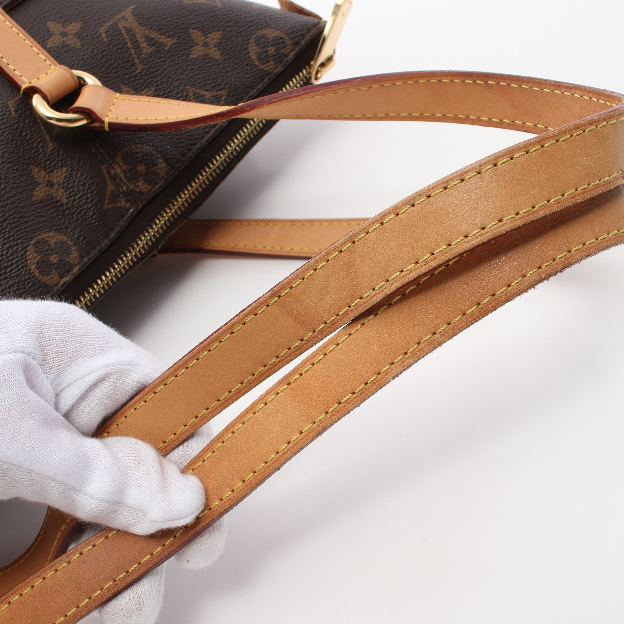 Louis Vuitton Louis Vuitton Totally Mm Monogram Shoulder Bag Tote Leather Brown Size ONE SIZE - 7 Thumbnail