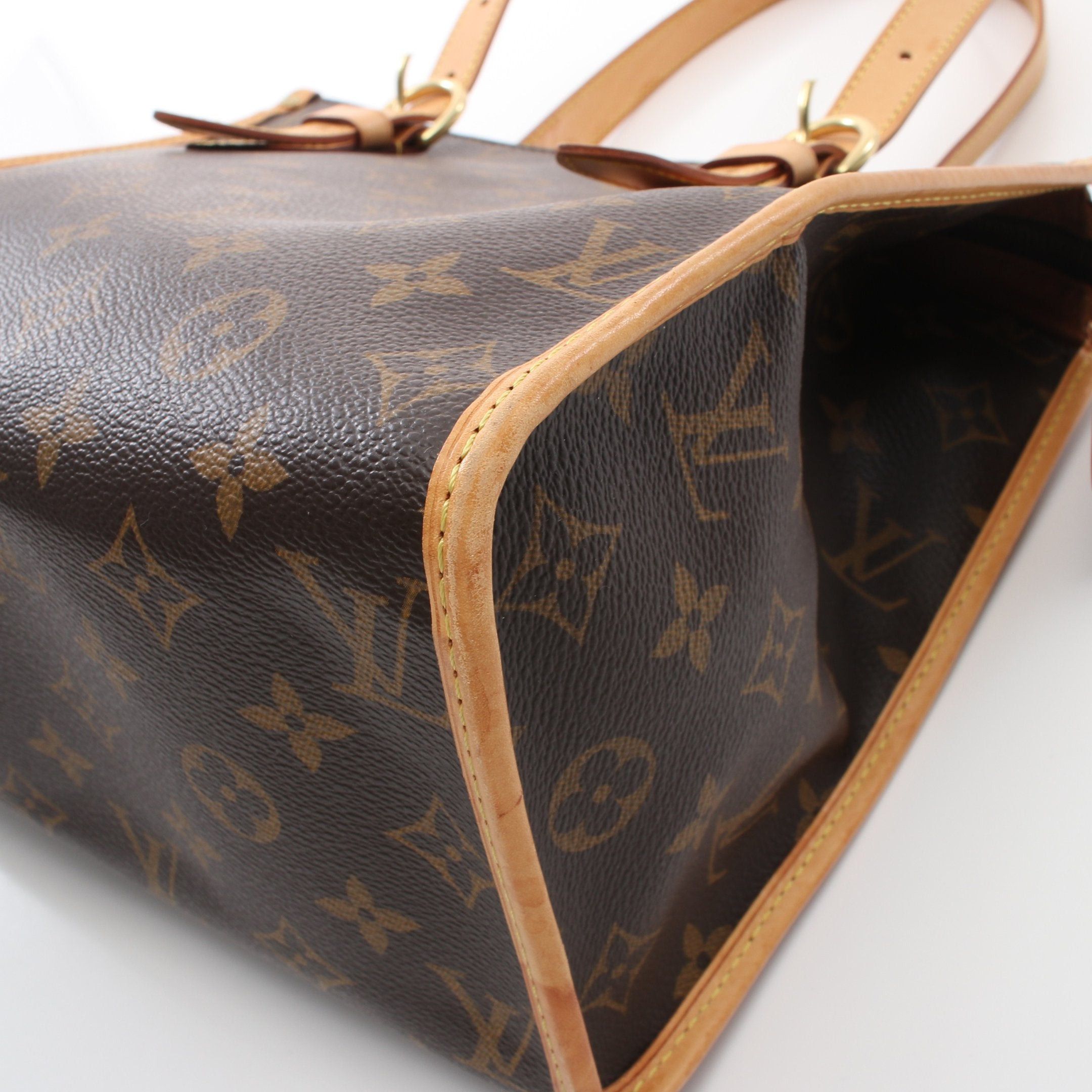 Louis Vuitton Louis Vuitton Popincourt O Monogram Shoulder Bag Tote Leather Brown Size ONE SIZE - 8 Thumbnail