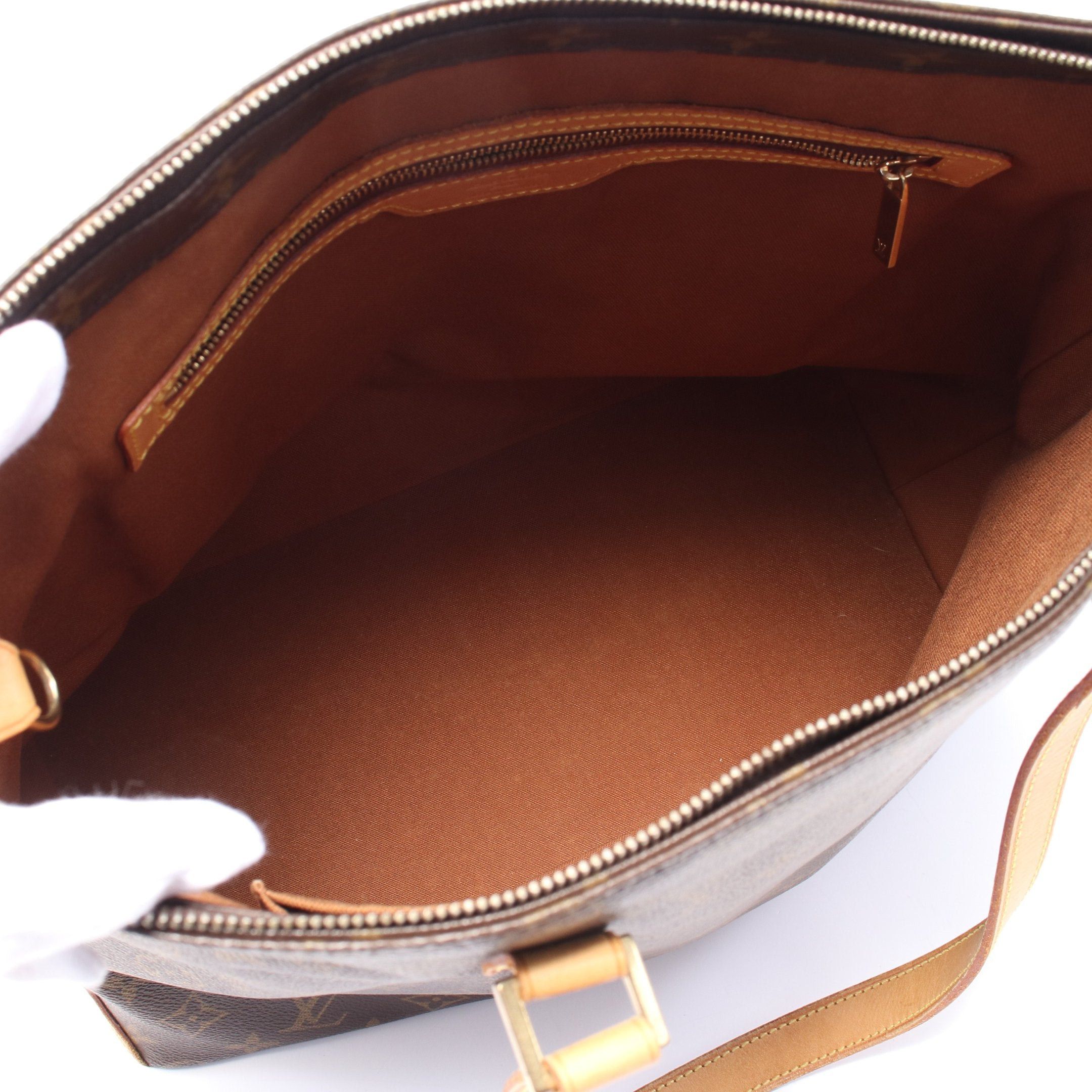 Louis Vuitton Louis Vuitton Kabamezo Monogram Shoulder Bag Tote Leather Brown Size ONE SIZE - 3 Thumbnail