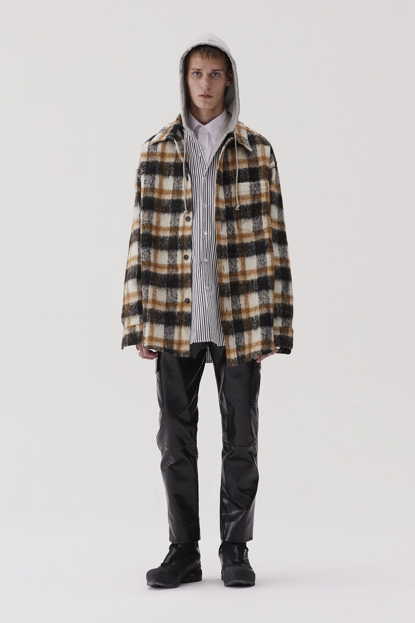 CMMN SWDN Sergey Mohair Shirt Jacket Size US M / EU 48-50 / 2 - 1 Thumbnail