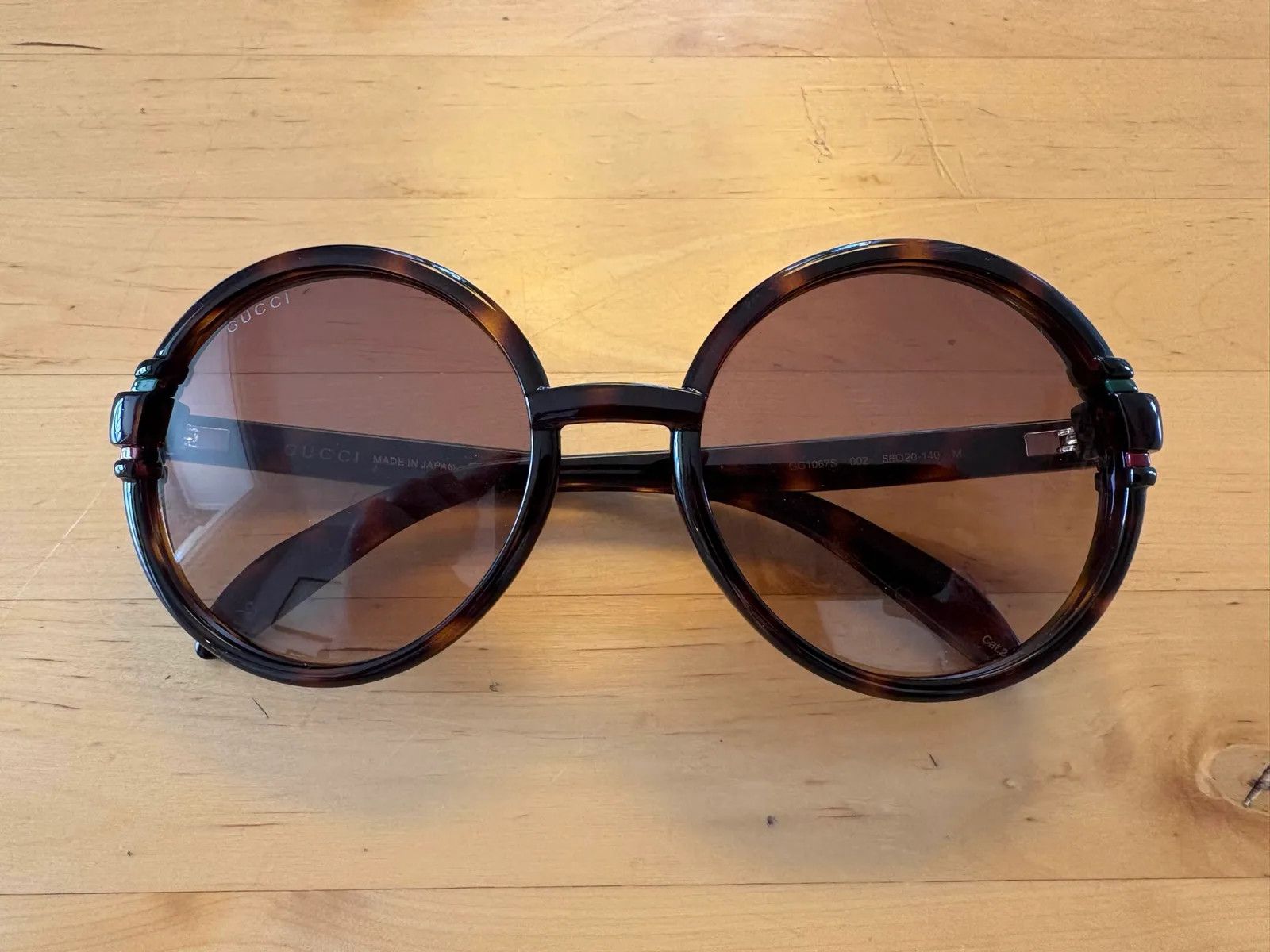 Gucci Gucci GG 1067S 002 Sunglasses Size ONE SIZE - 3 Thumbnail