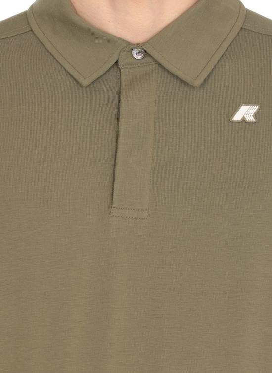K-Way K-WAY Men Polo Shirts K61419W V15 Green Size US XXL / EU 58 / 5 - 4 Thumbnail