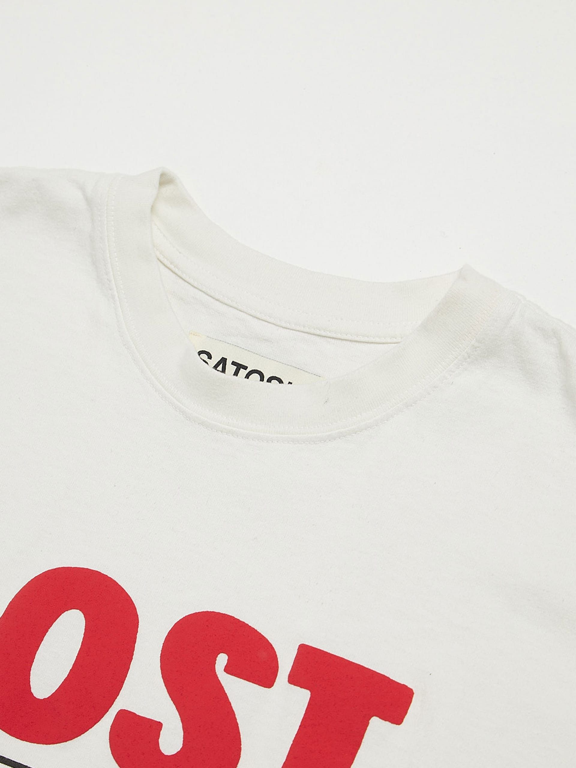 Satoshi Nakamoto White Lost Happiness Printed Cotton T Shirt Size US XL / EU 56 / 4 - 3 Thumbnail