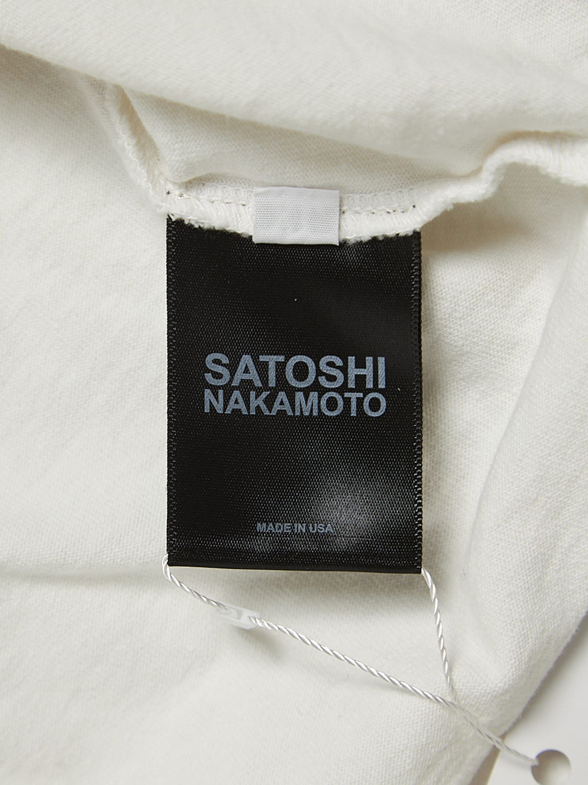 Satoshi Nakamoto White Lost Happiness Printed Cotton T Shirt Size US XL / EU 56 / 4 - 4 Thumbnail
