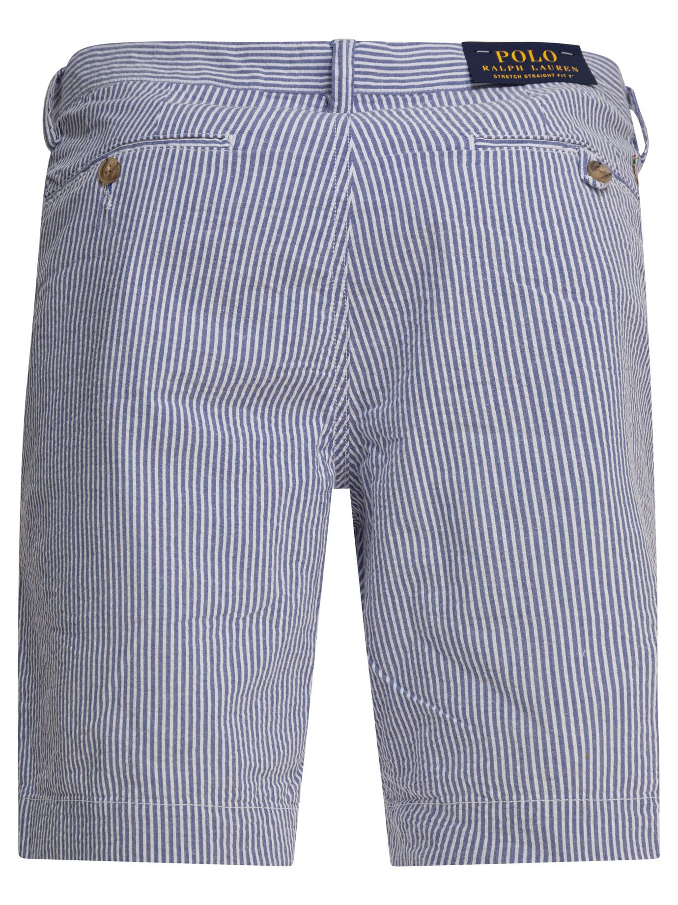 Polo Ralph Lauren Straigh-Fit Stretch Seersucker Shorts Size US 33 - 2 Thumbnail