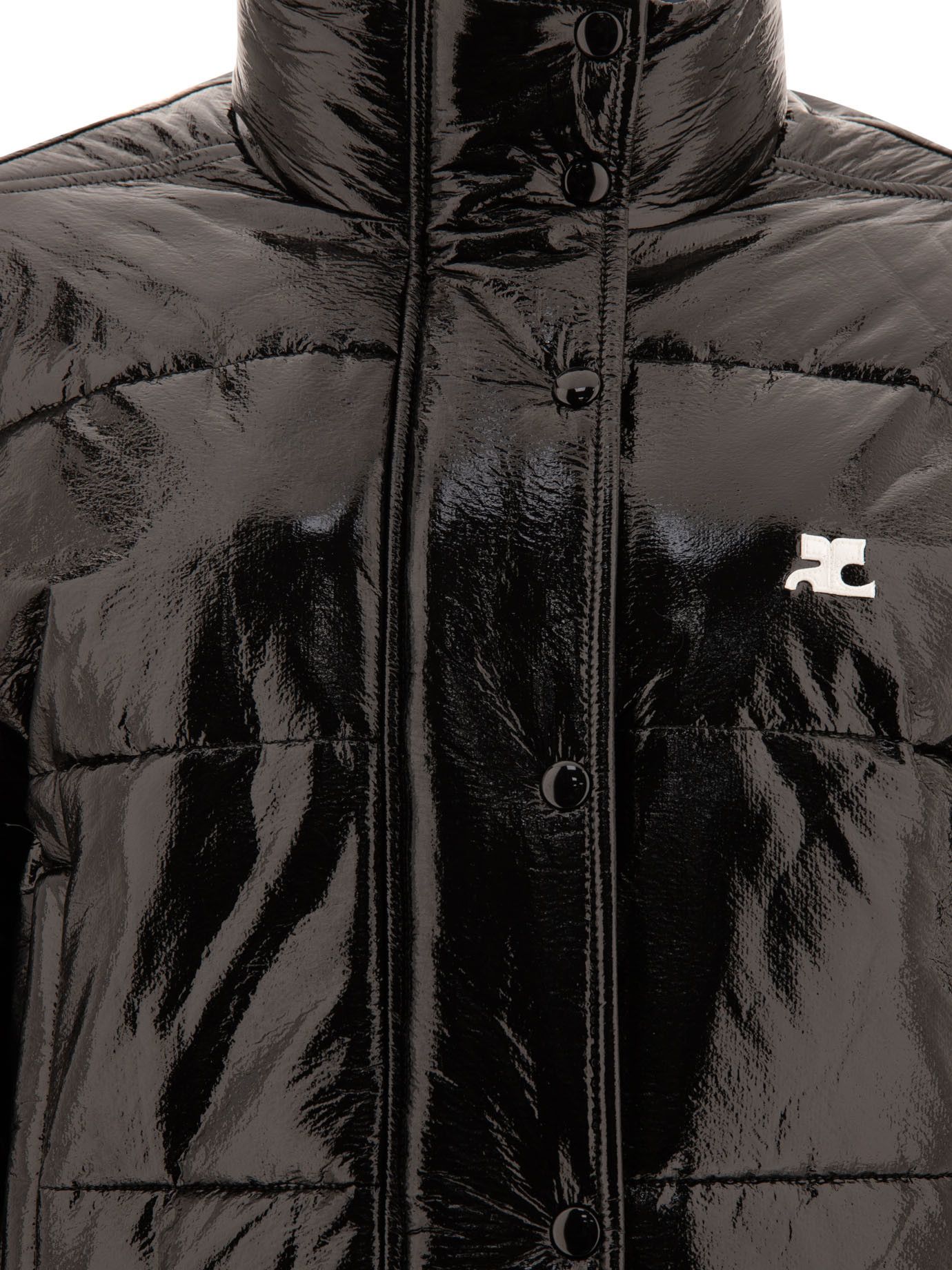 Courreges Vinyl Puffer Jacket Size S / US 4 / IT 40 - 3 Thumbnail