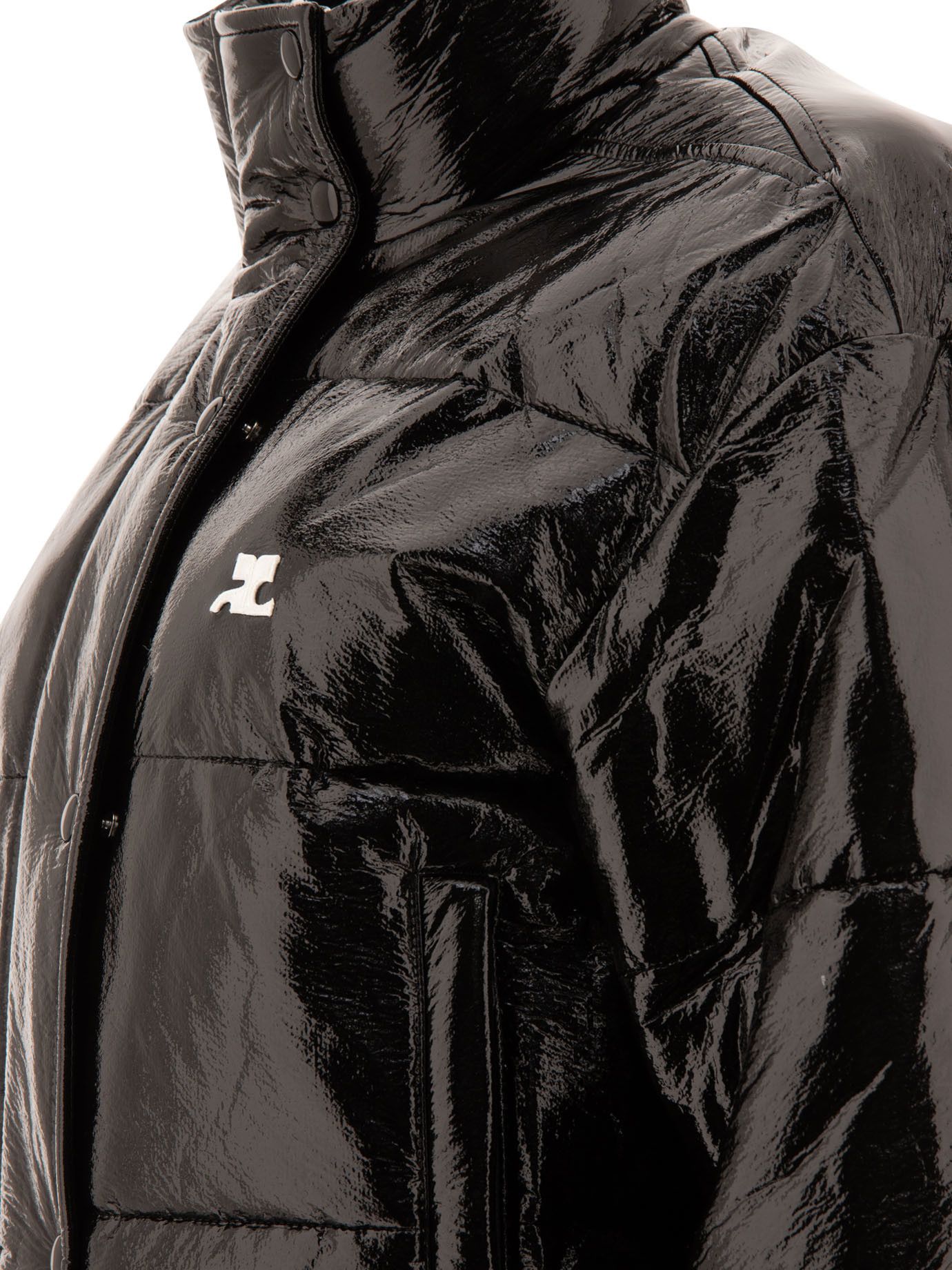 Courreges Vinyl Puffer Jacket Size S / US 4 / IT 40 - 4 Thumbnail