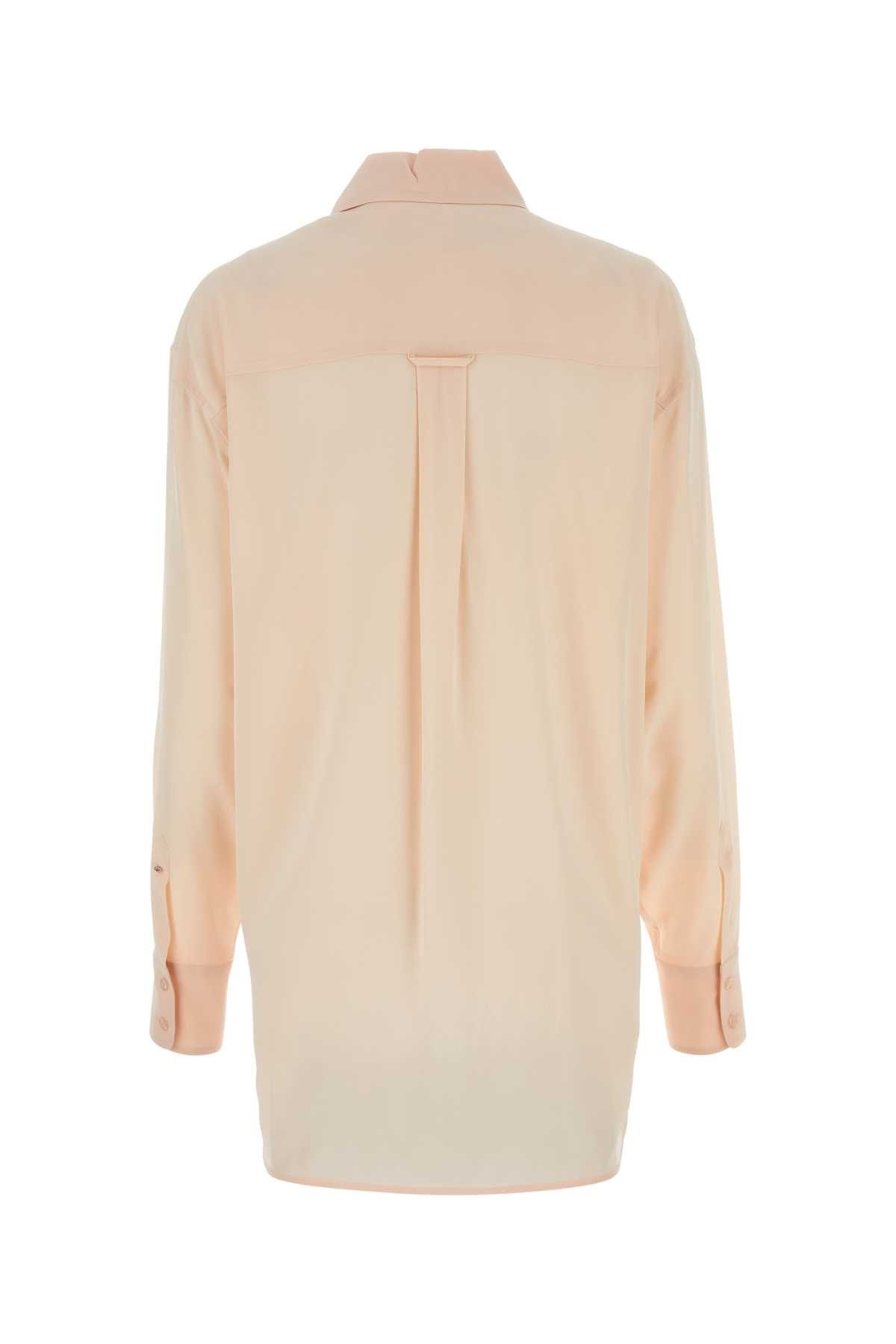 Sportmax Pastel Pink Crepe Rovigo Shirt Size XXS / US 00 / IT 34 - 2 Thumbnail