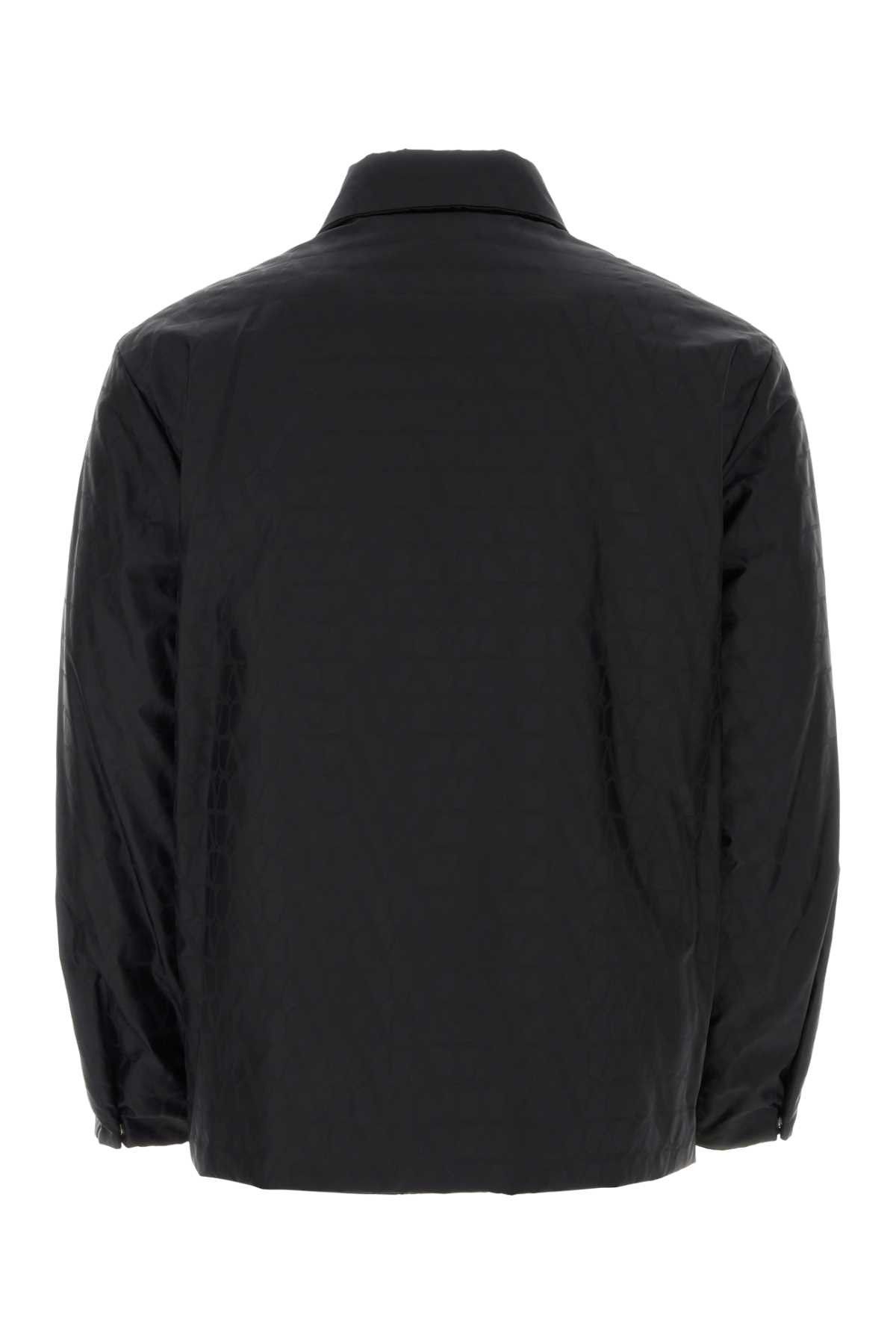 Valentino Black Toile Iconographe Shirt Size US XL / EU 56 / 4 - 2 Thumbnail