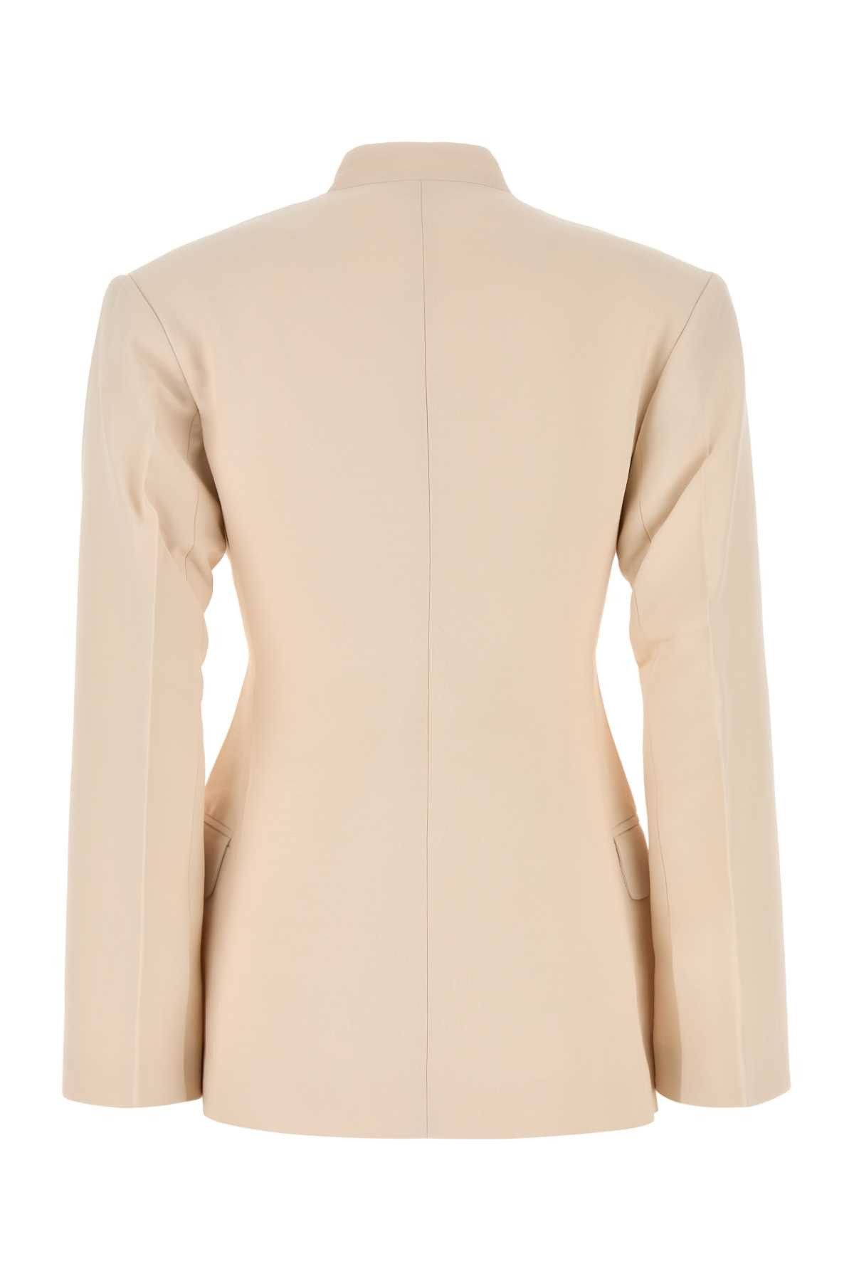 CO Light Pink Viscose Blend Blazer Size M / US 6-8 / IT 42-44 - 2 Thumbnail