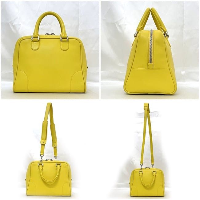 Loewe LOEWE Handbag Yellow Leather Size ONE SIZE - 2 Thumbnail