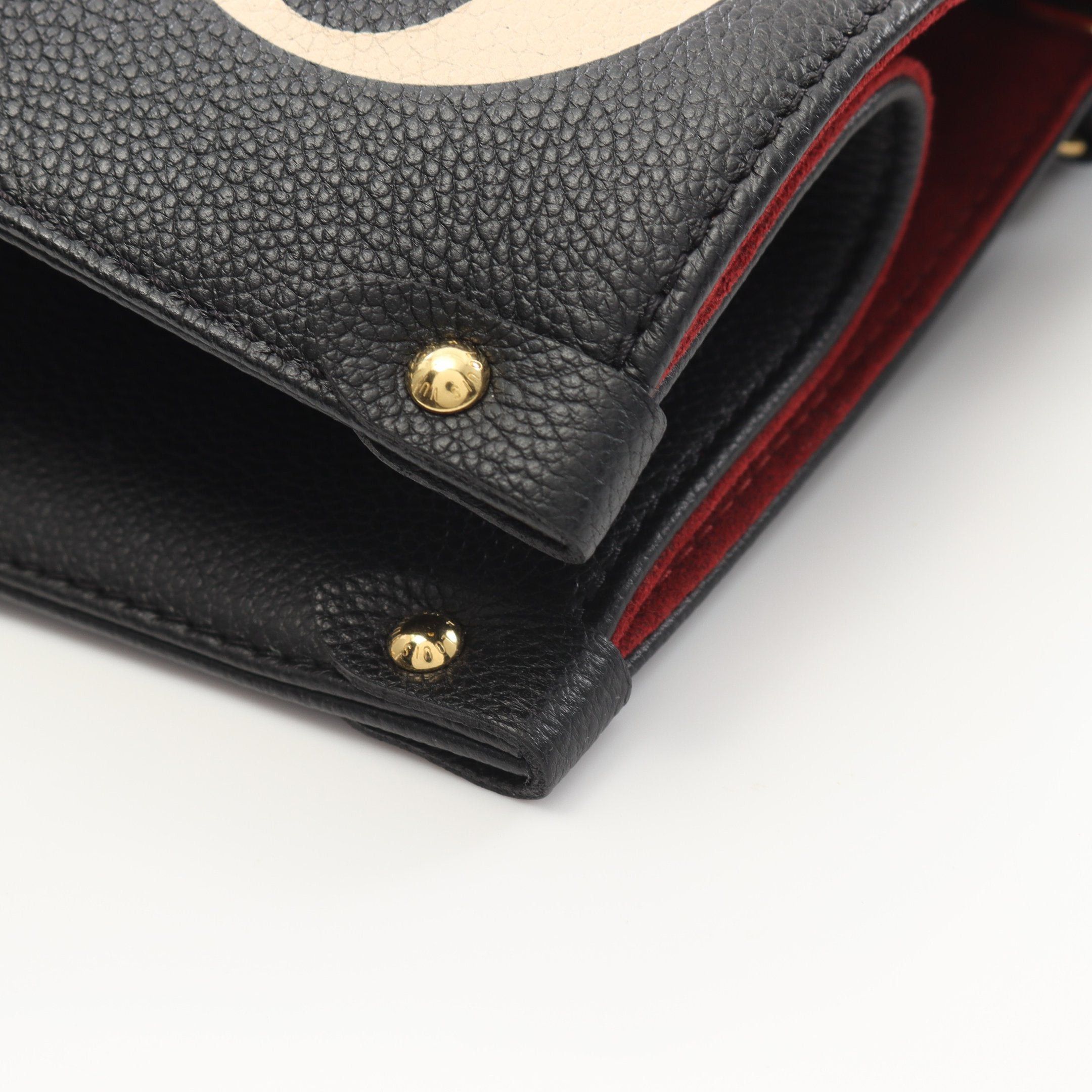 Louis Vuitton Louis Vuitton On-The-Go Gm Bicolor Monogram Empreinte Handbag Tote Bag Leather Black Beige Size ONE SIZE - 6 Thumbnail