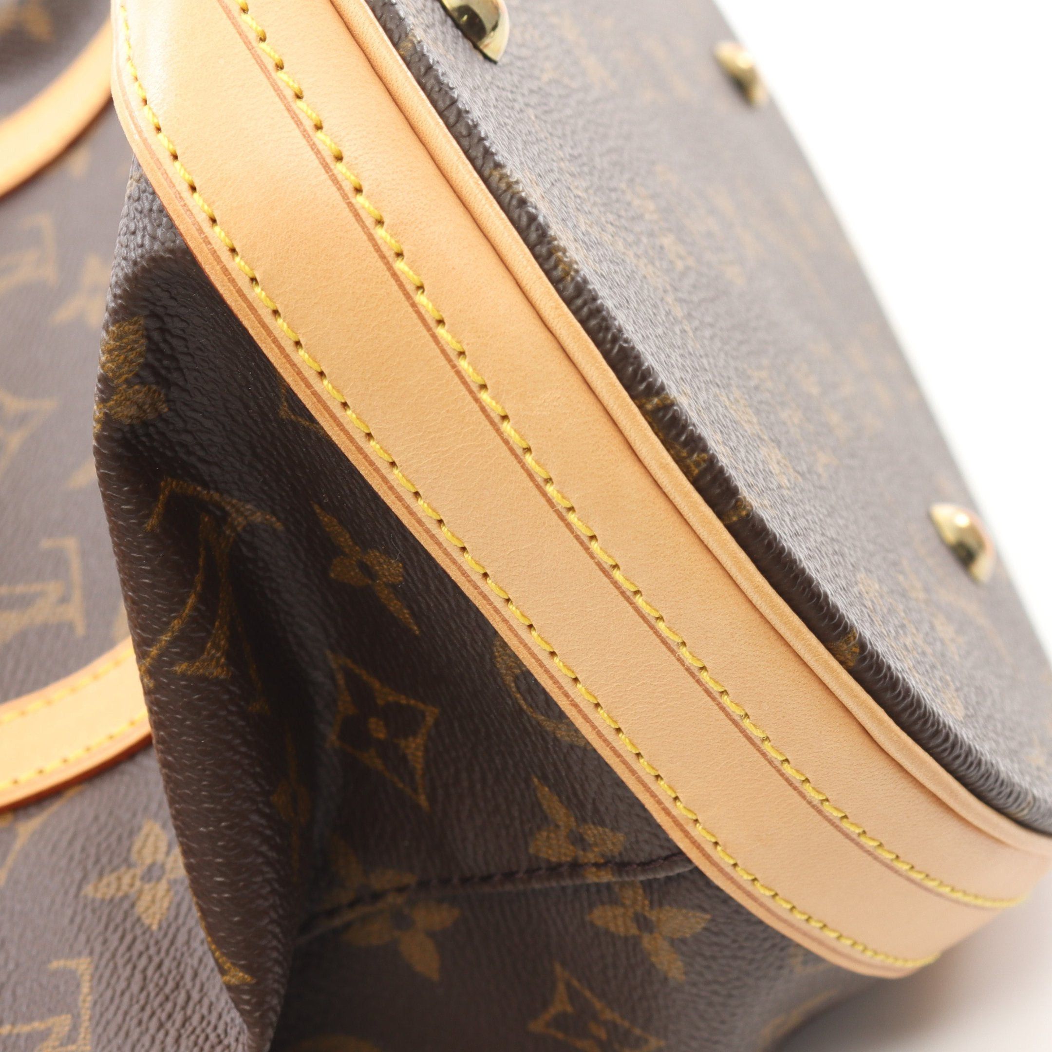 Louis Vuitton Louis Vuitton Bucket Gm Monogram Shoulder Bag Leather Brown Size ONE SIZE - 9 Thumbnail