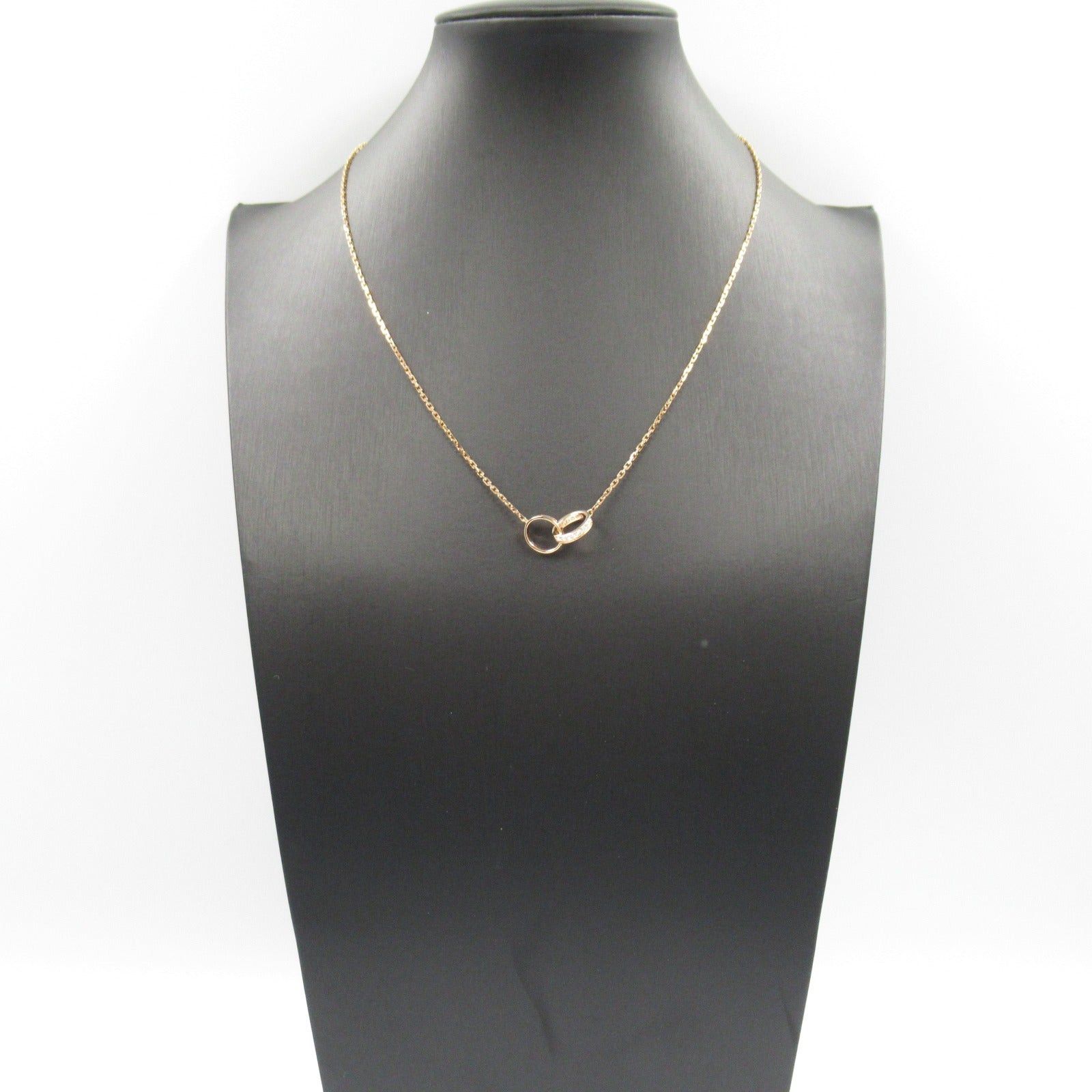 Cartier Cartier Baby Love Diamond Necklace K18Pg (Pink Gold) Clear Size ONE SIZE - 9 Thumbnail