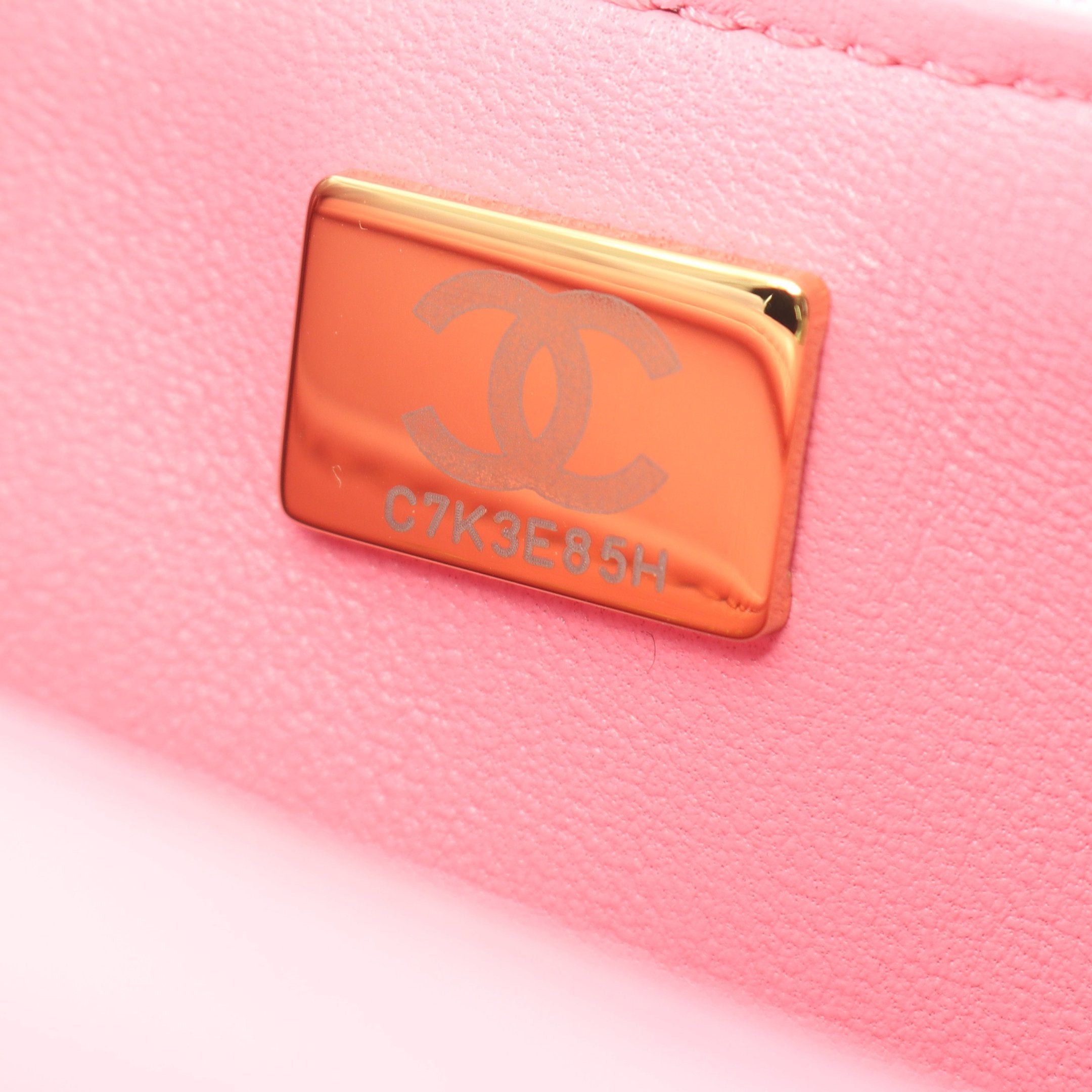 Chanel Chanel Mini Matelasse Chain Shoulder Bag Tweed Pink Gold Hardware Size ONE SIZE - 5 Thumbnail