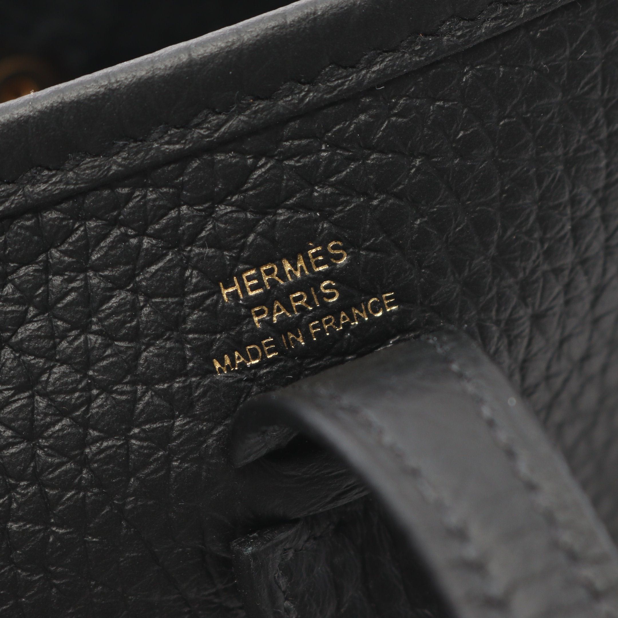 Hermes Hermes Evelyn Tpm Amazon Shoulder Bag Clemence Leather Black Gold Hardware K Stamp Size ONE SIZE - 4 Thumbnail