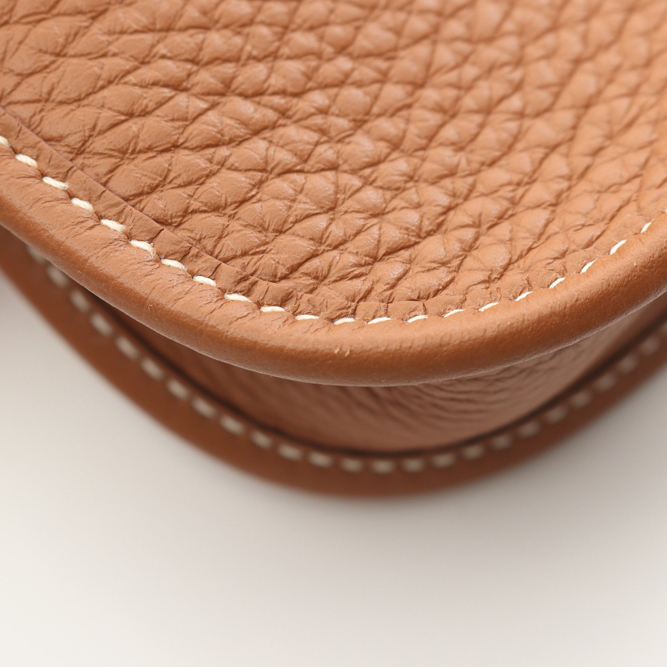 Hermes Hermes Evelyn Tpm Gold Shoulder Bag Clemence Leather Light Brown Hardware K Stamp Size ONE SIZE - 6 Thumbnail